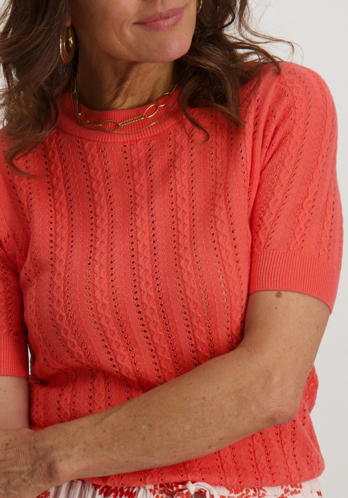 Vero moda Trui Morena 10321893 Zalm