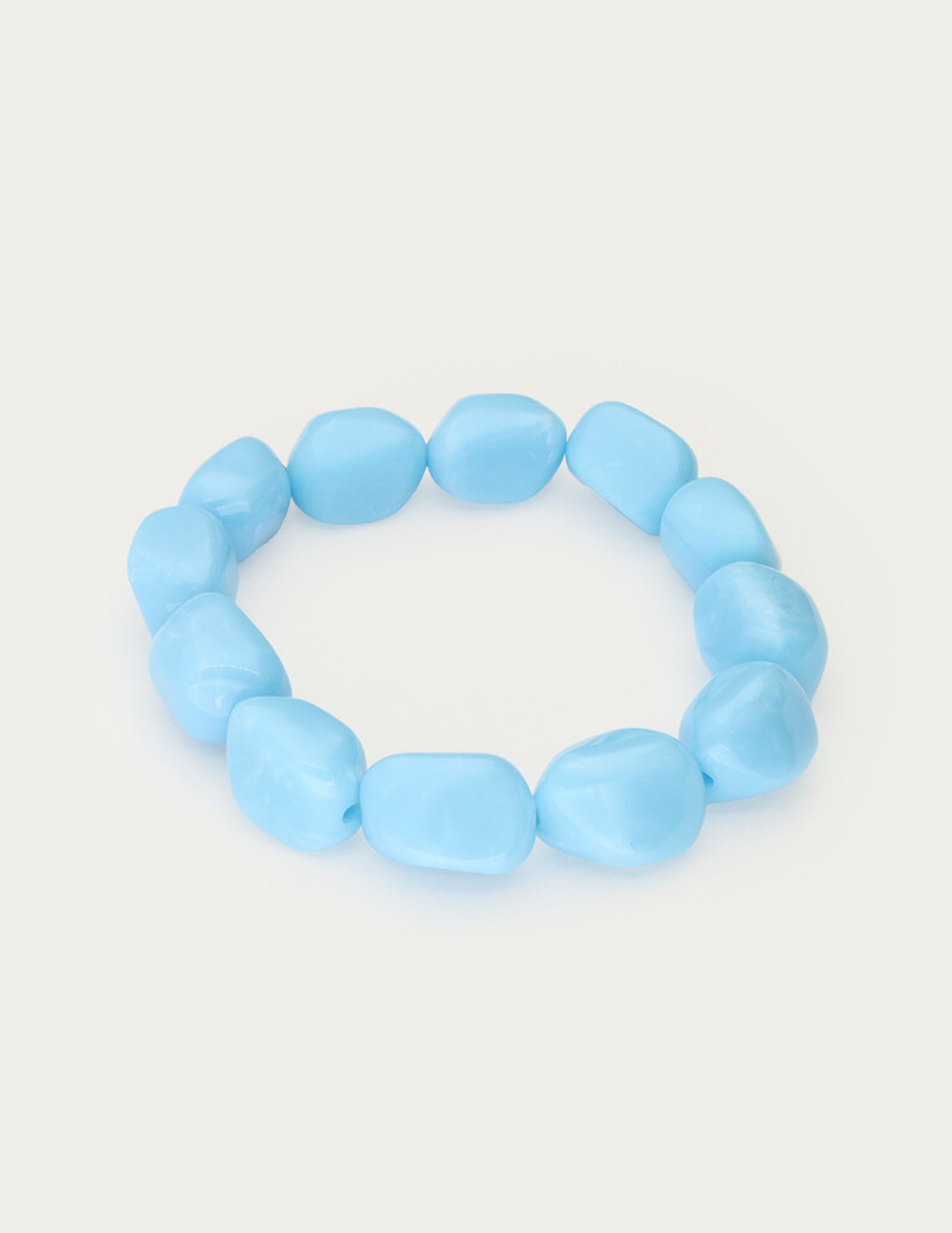 My Jewellery Tropical armband met blauwe kralen MJ15601 Goud