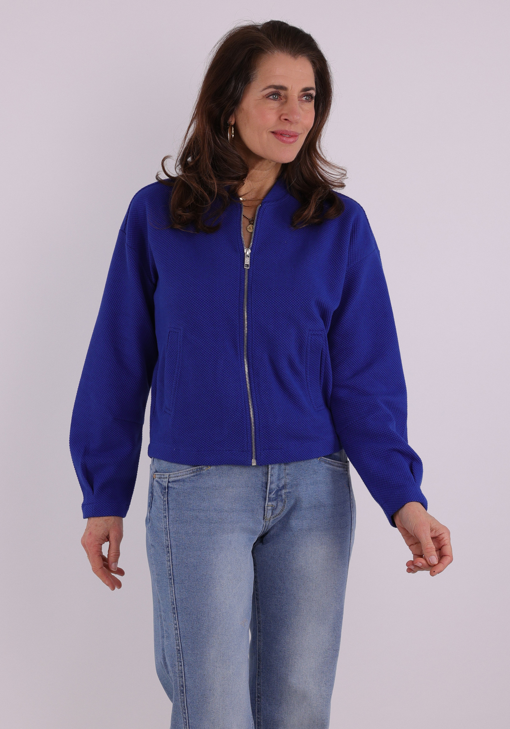 Tramontana Bomberjack structured E01-19-801 Blauw