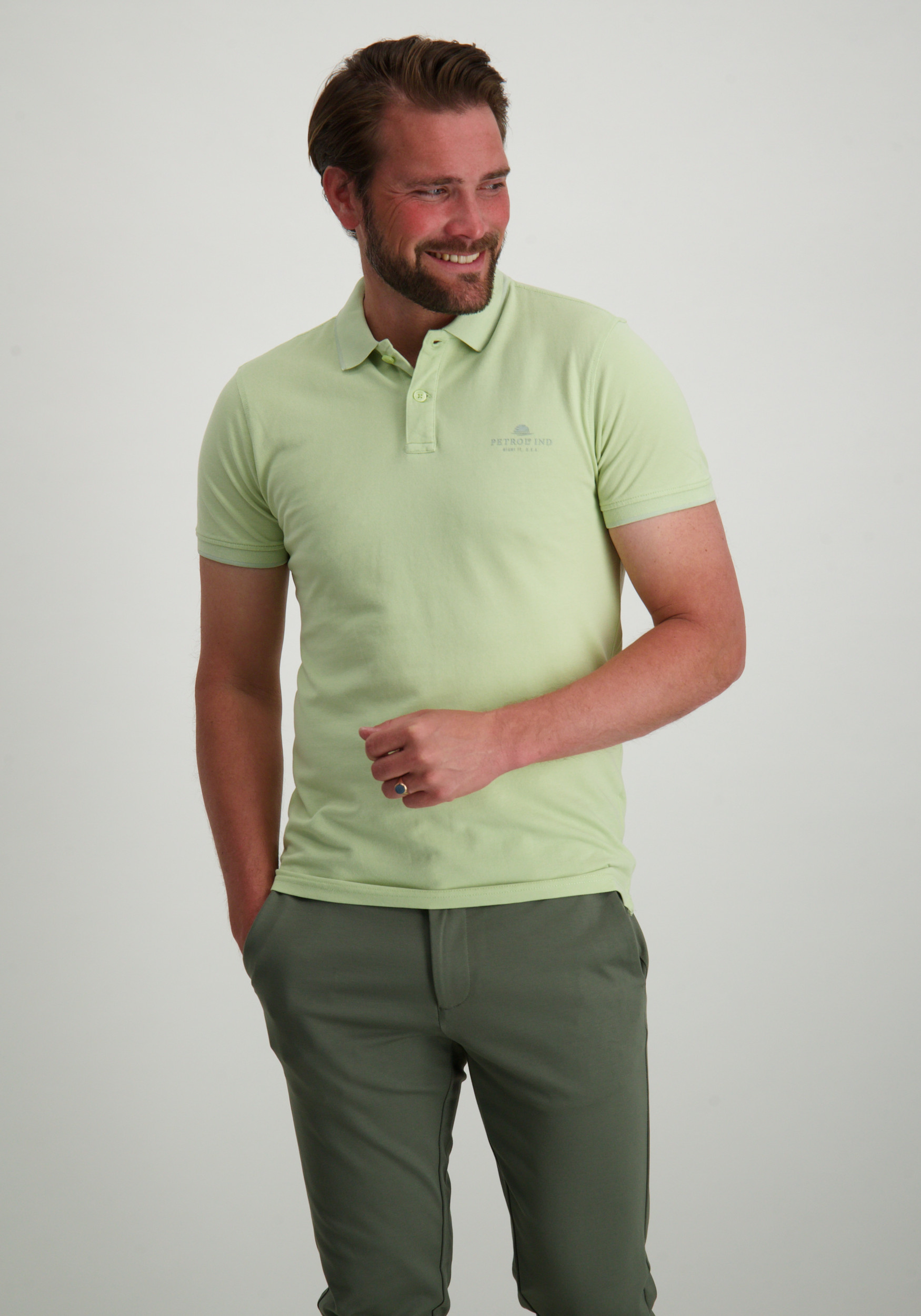 Petrol Polo M-1050-POL105 Licht groen