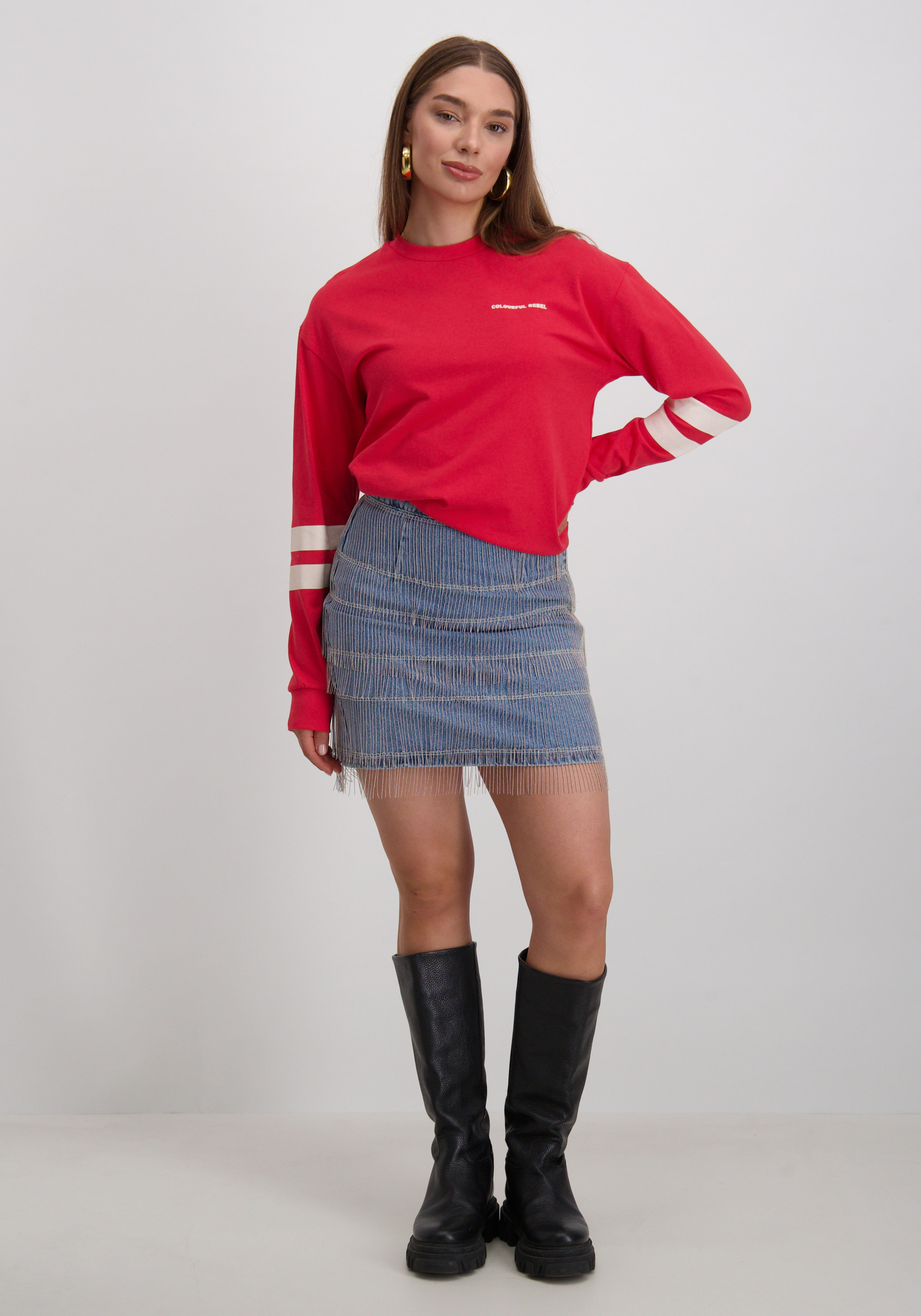 Colourful Rebel T-shirt Rebel 23 WT117267 Rood