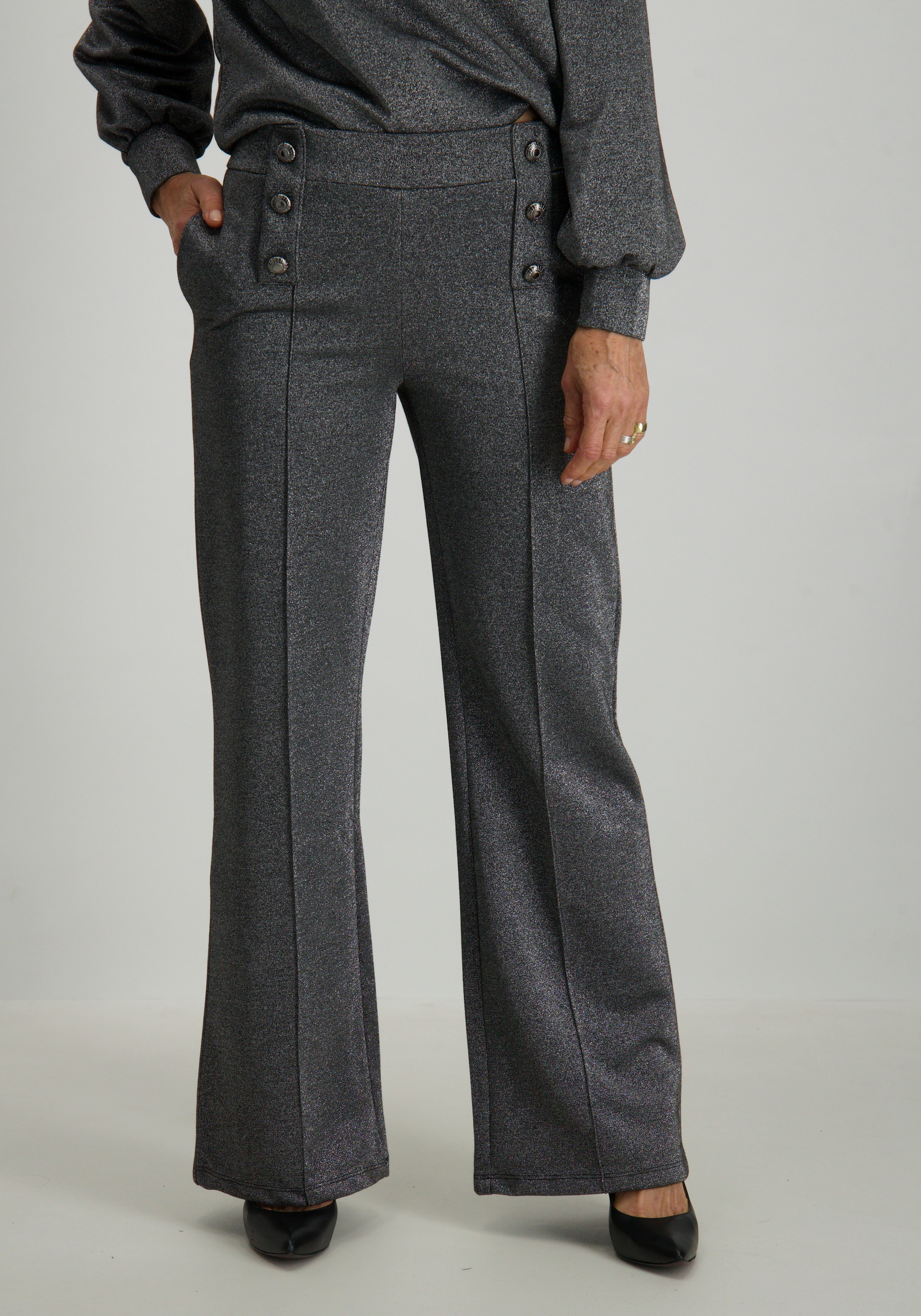 Tramontana Broek Sparkle K08-14-101 Zilver