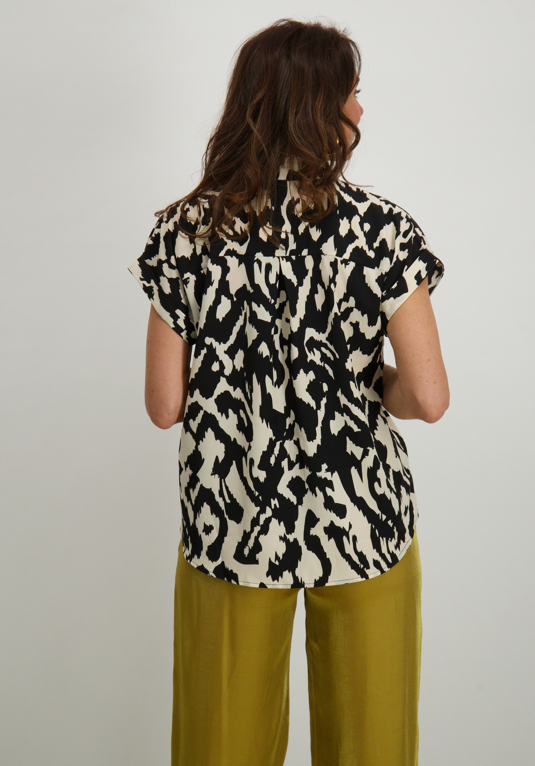 Only Blouse Hannover 15351855 Zwart/Wit