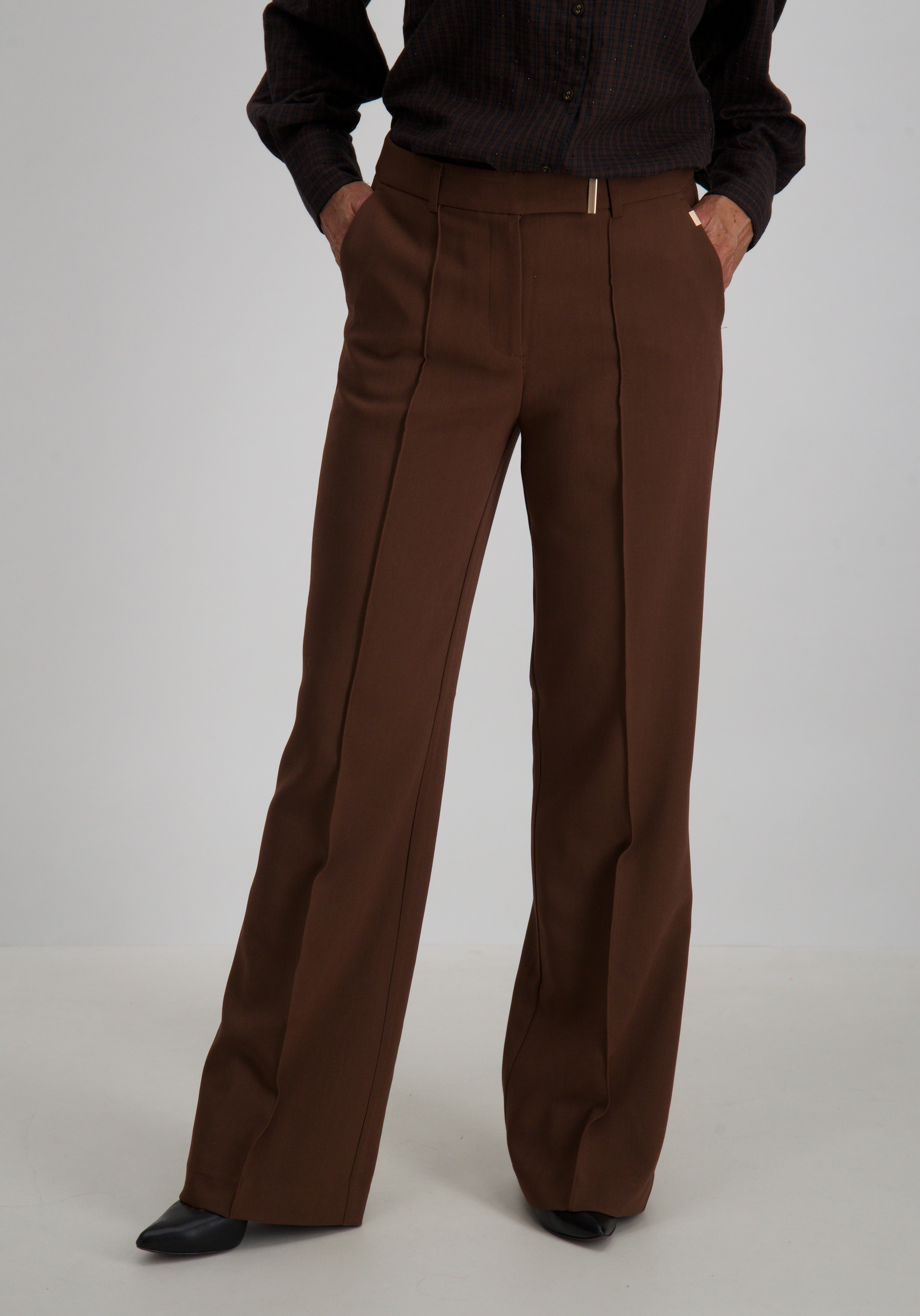Aaiko BV Broek Chantalle CHANTALLE R PES 345 Midden bruin