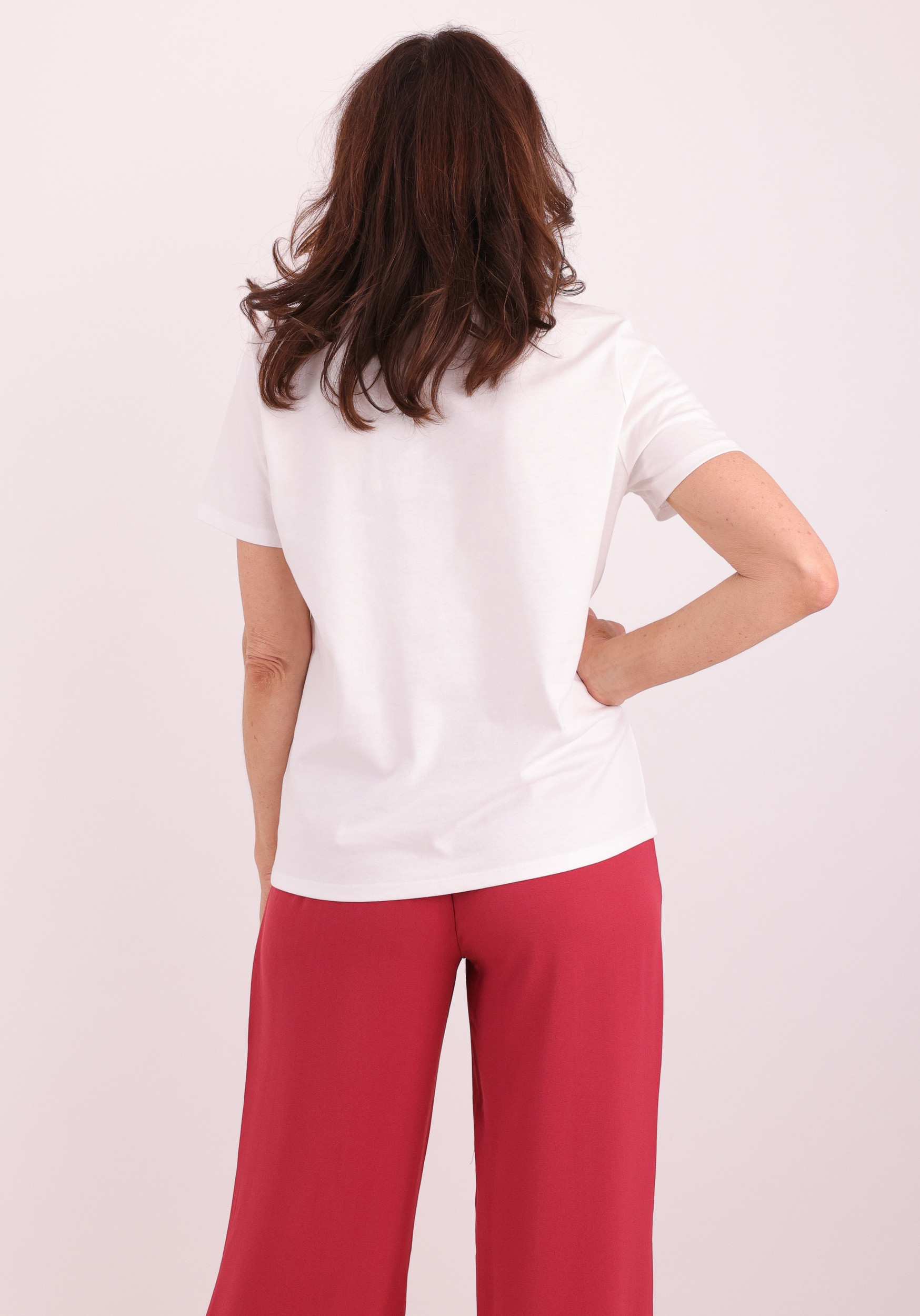 Geisha T-shirt Glow 62084-41 Wolwit-ecru
