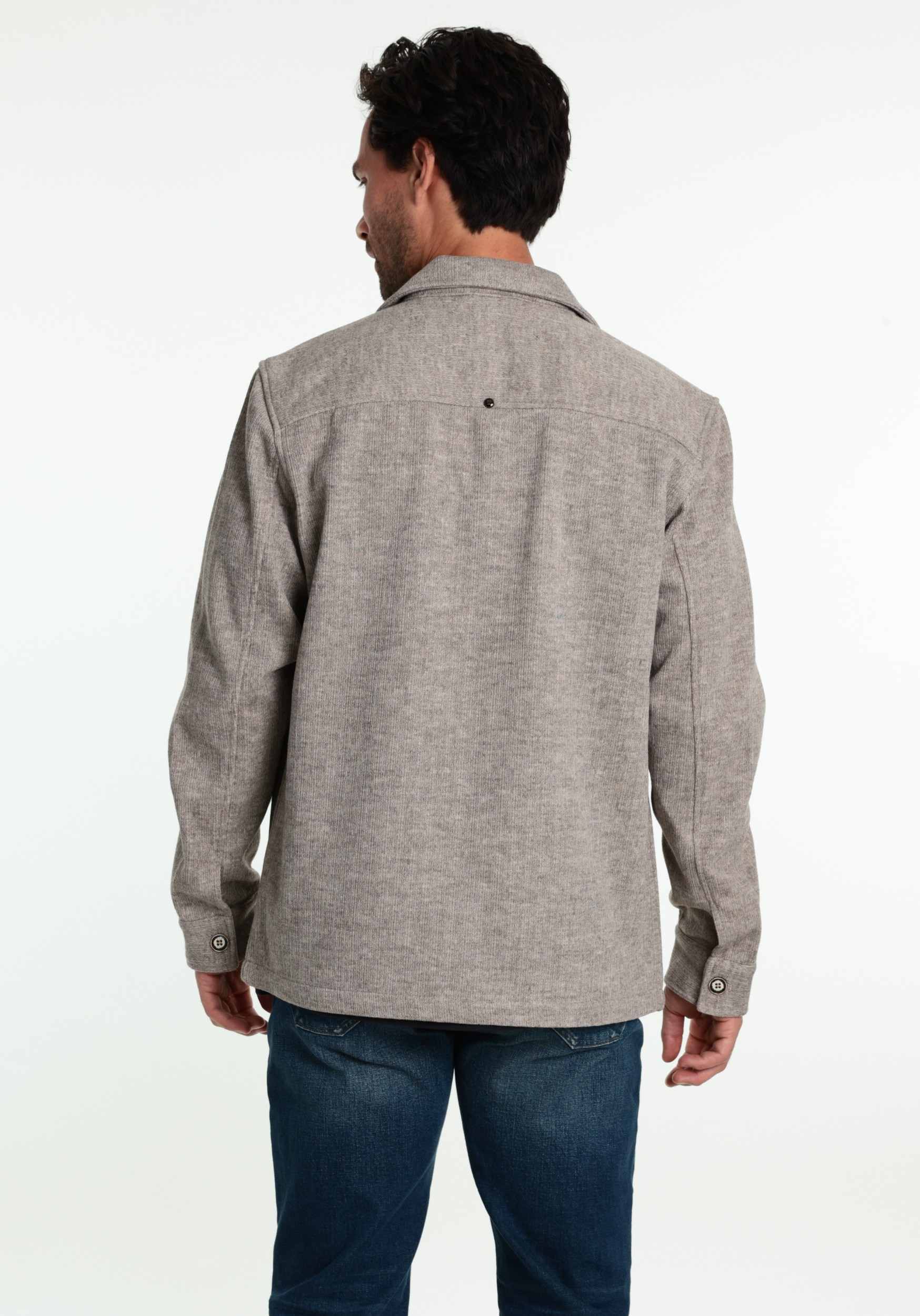 No Excess Overshirt 33510921SN Grijs