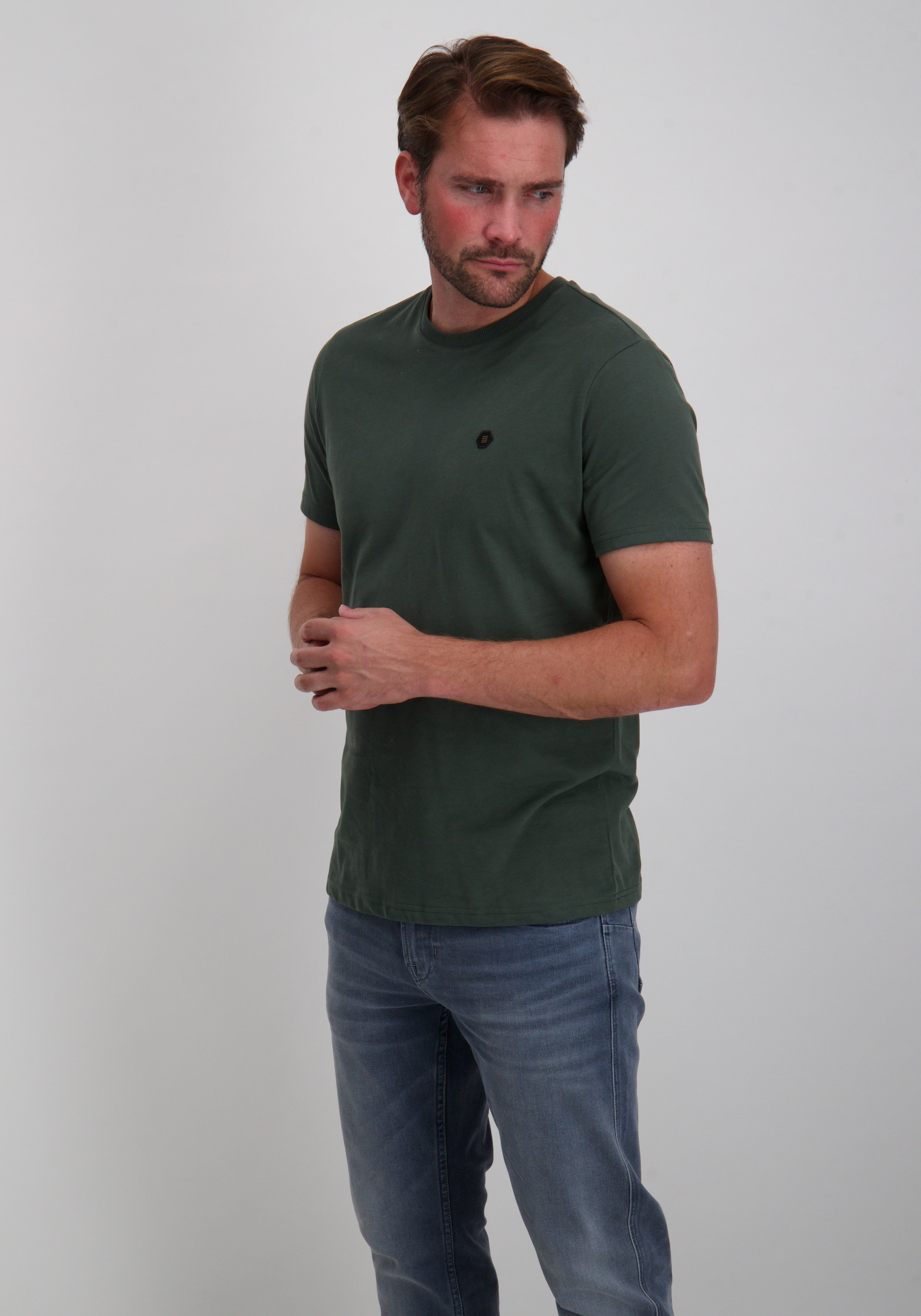 No Excess T-shirt 29360775 Donker groen