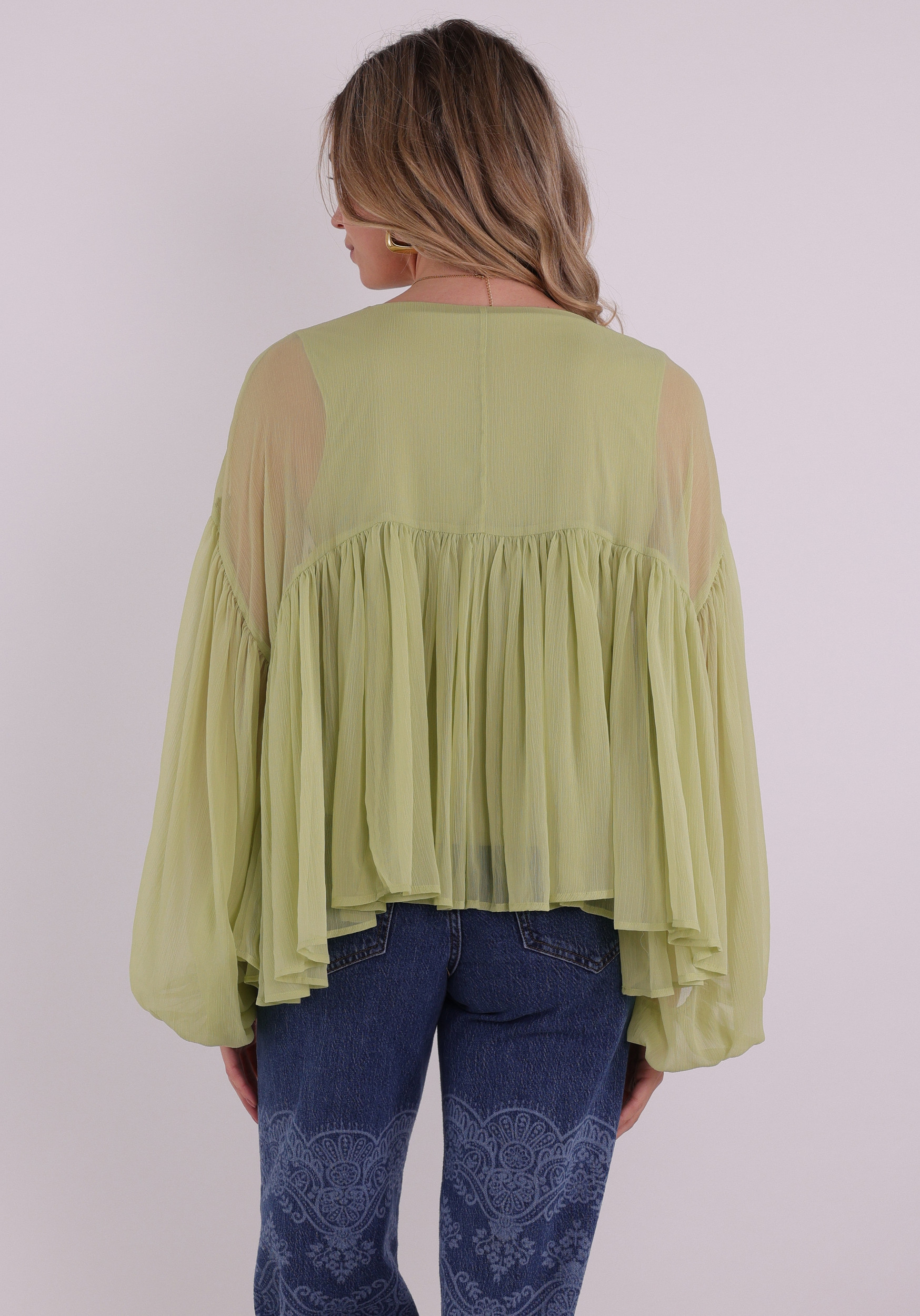 Vero moda Top Katie 10346404 Licht groen