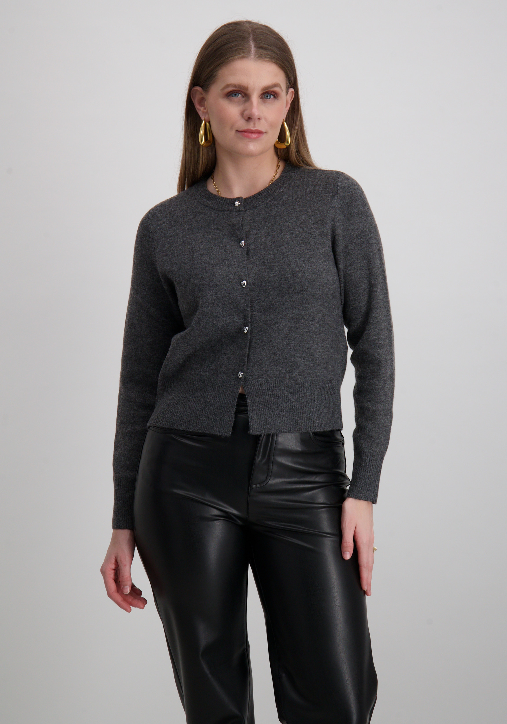 Vero moda Vest Kacy 10334916 Midden grijs