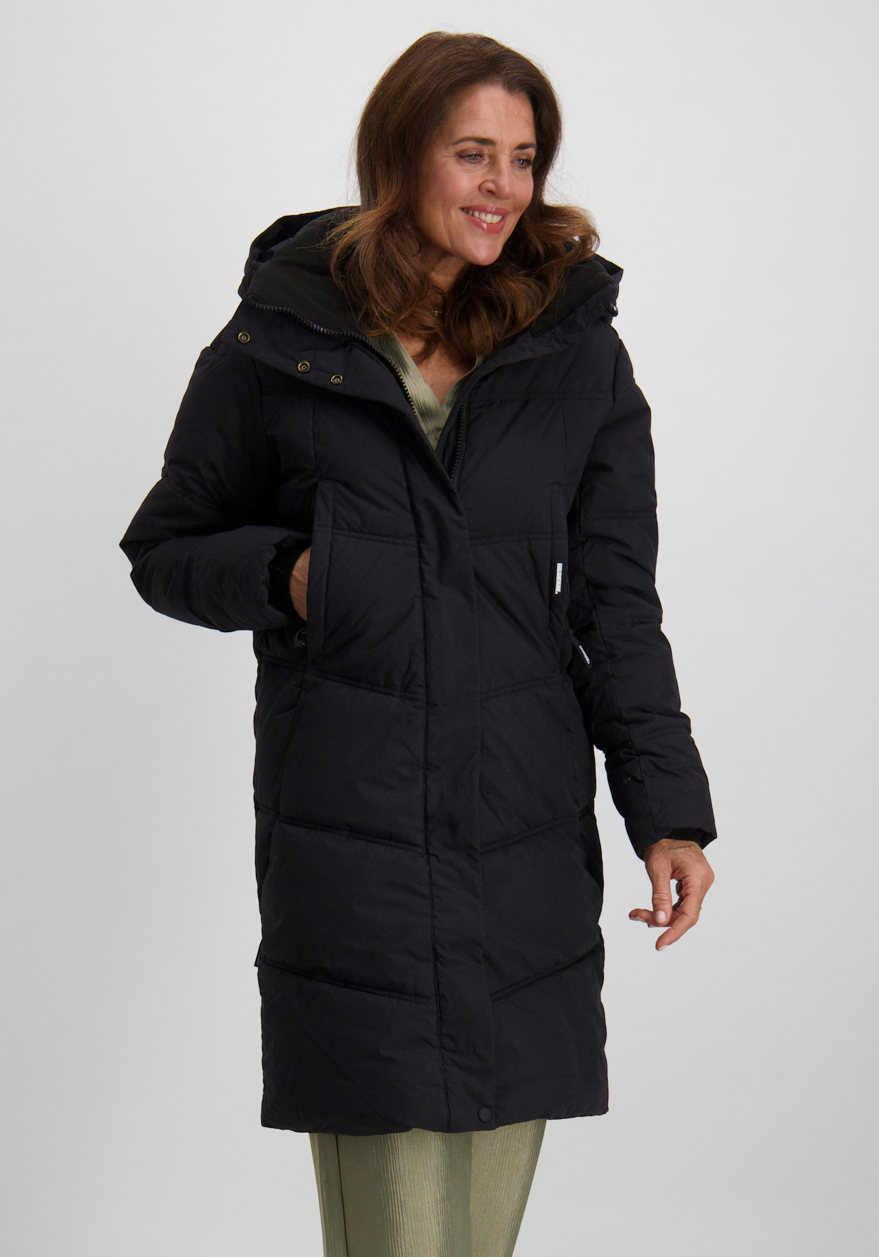 KHUJO Winterjas Graya 1253CO253 Zwart