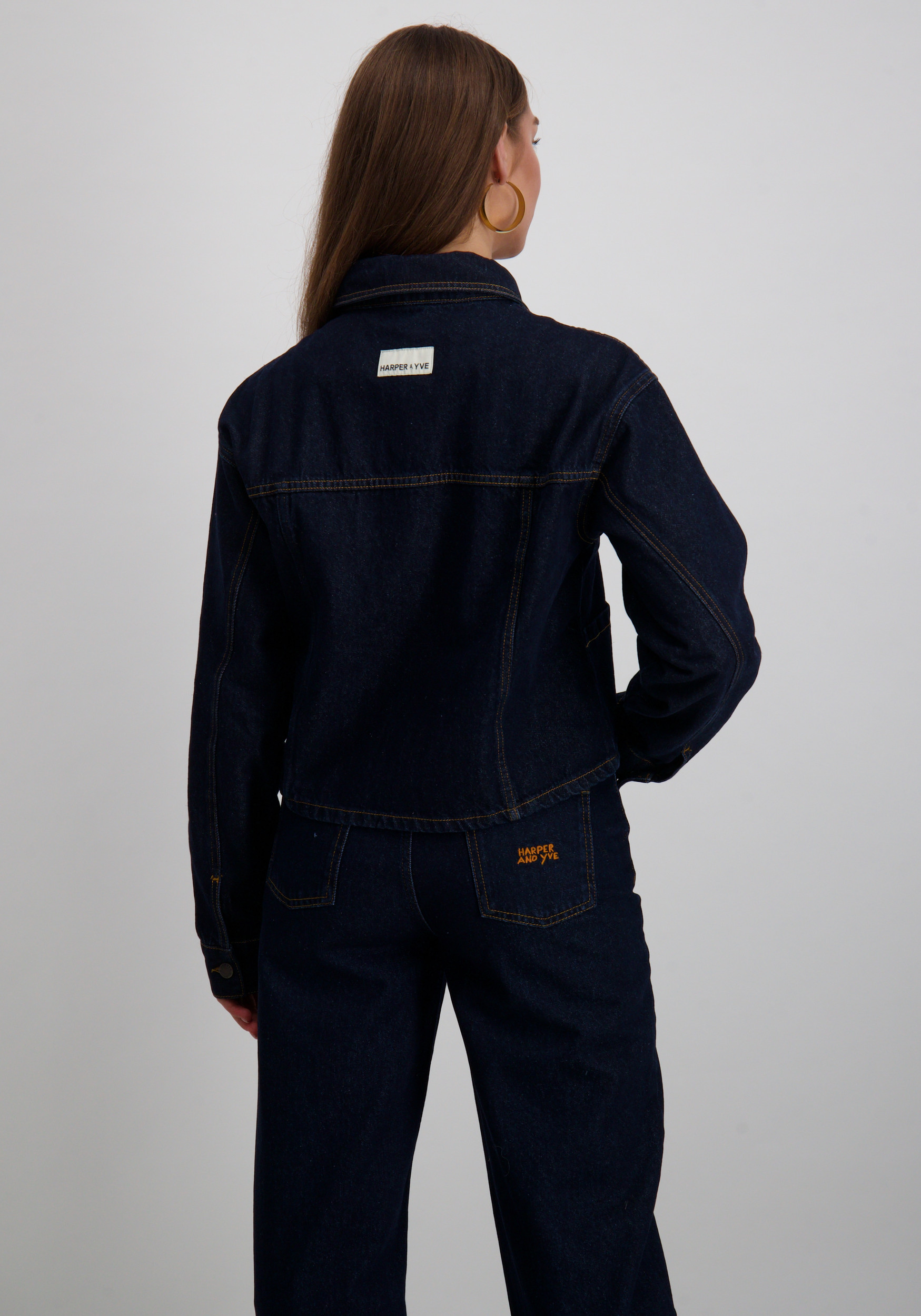 Harper & Yve Jacket Wally AW25R201 Donker blauw