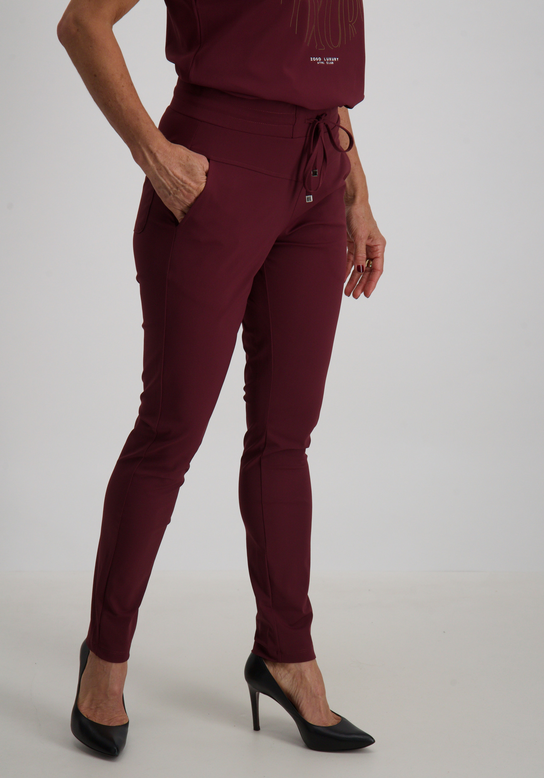 Zoso Broek 255Amber Bordeaux