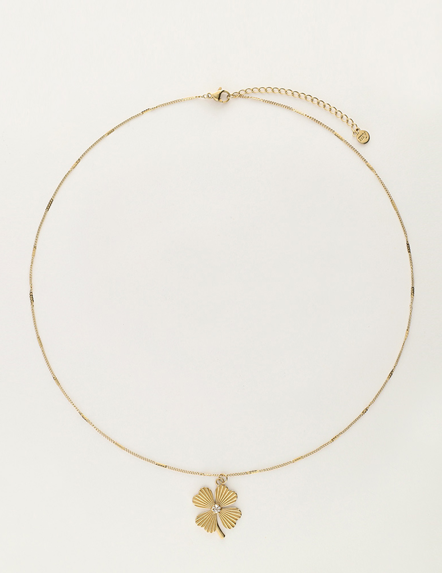 My Jewellery Starry ketting met klaver MJ11984 Goud