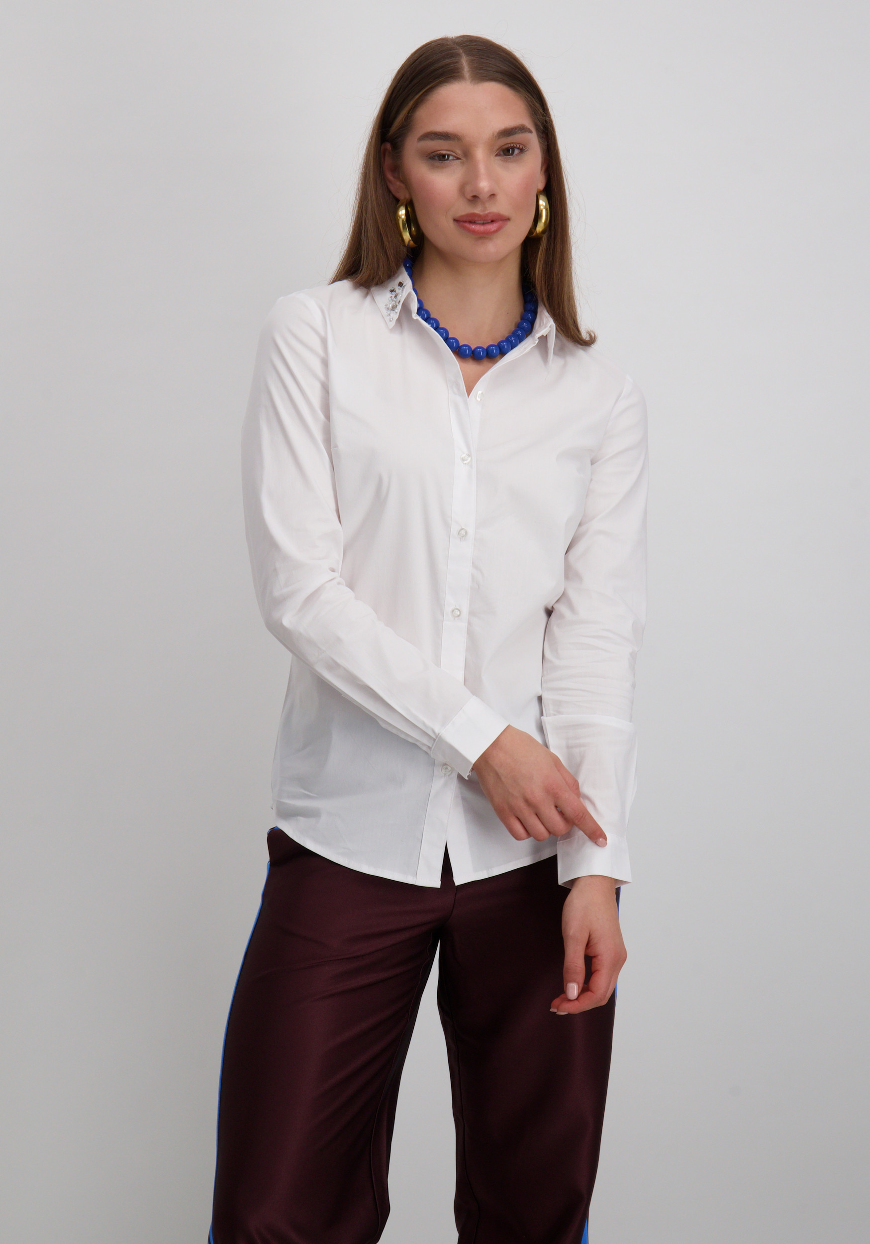 Jacqueline de jonge Blouse Mio 15369952 Wit