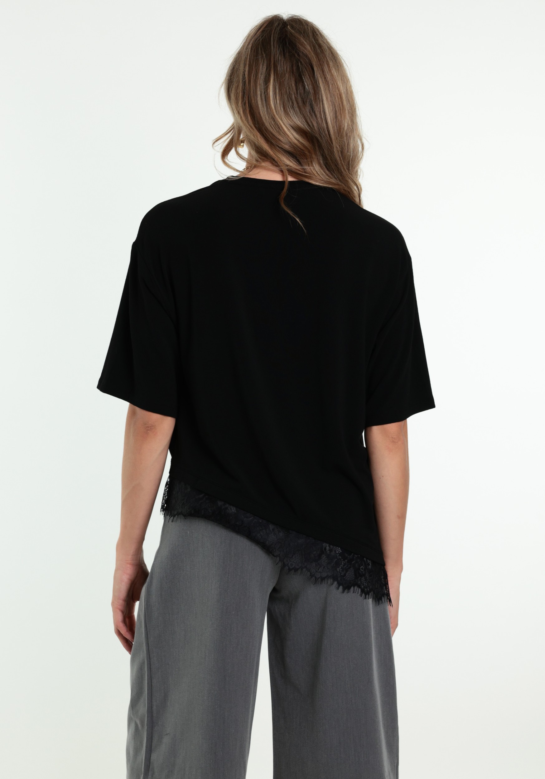 ONLY T-shirt Glamour 15391753 Zwart