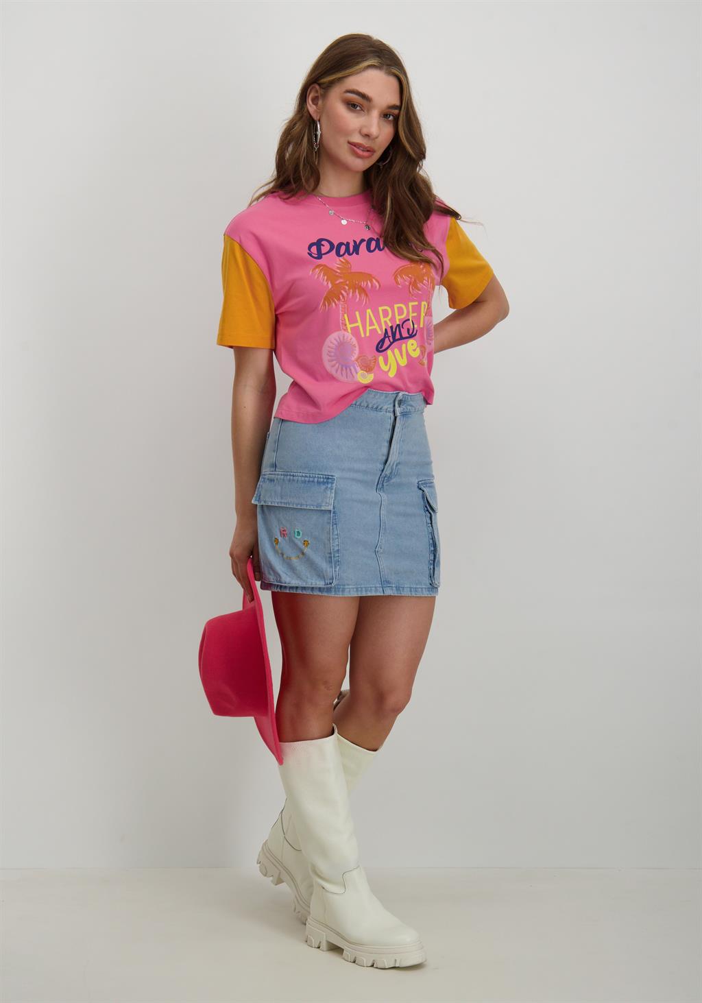 Refined Department Rok Jisel R2403271350 Licht blauw