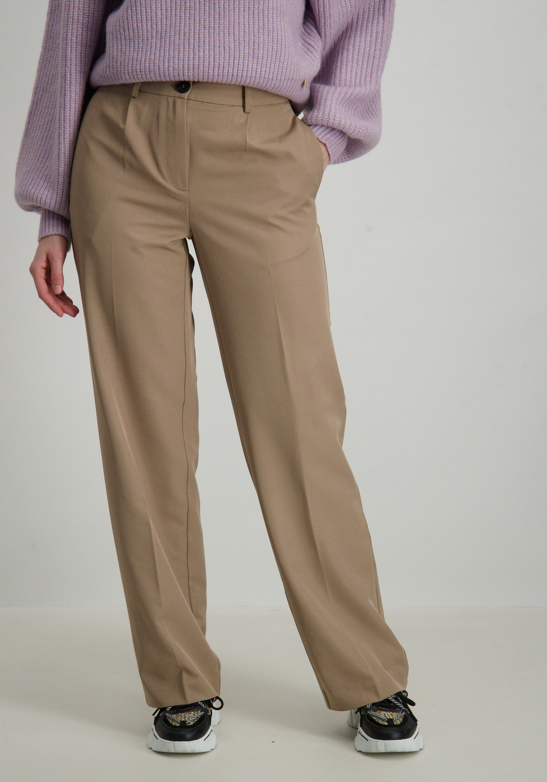 Vero moda Broek Raya 10313921 Zand