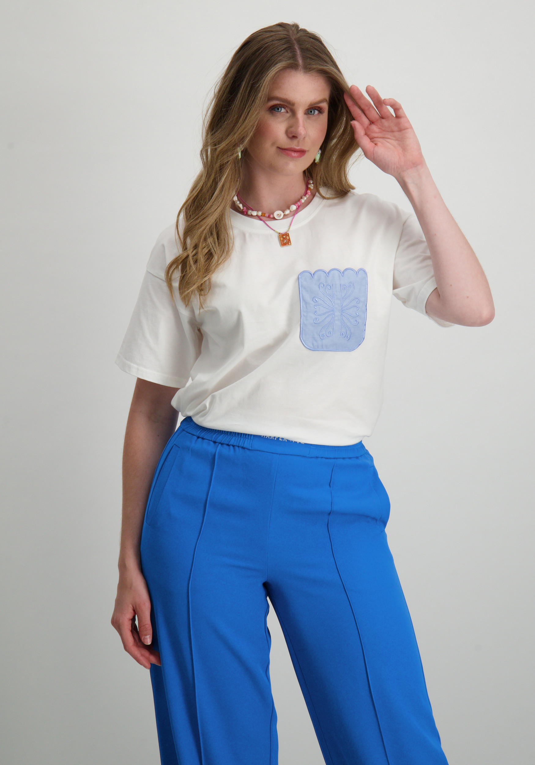 Vero moda T-shirt Dambra 10330122 Wit