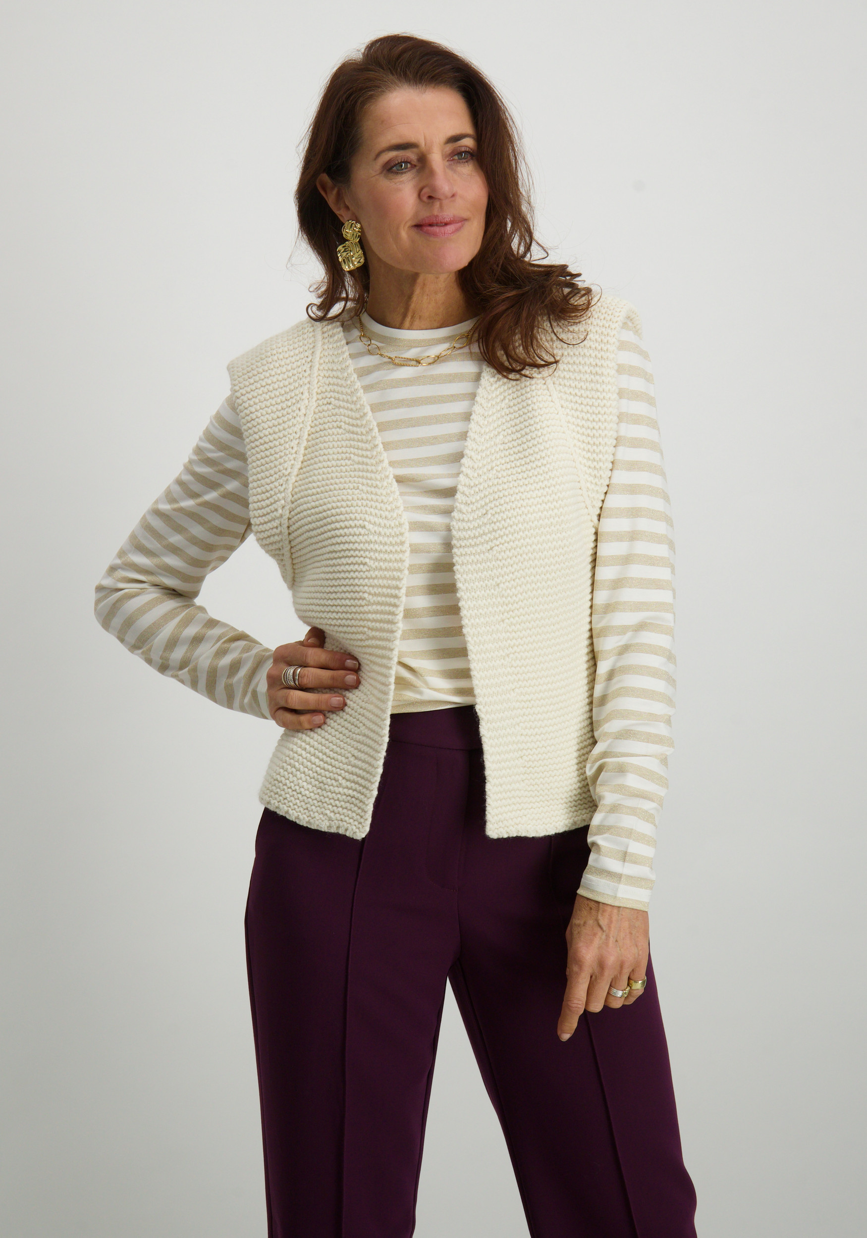 Only Gilet Loui 15307880 Beige