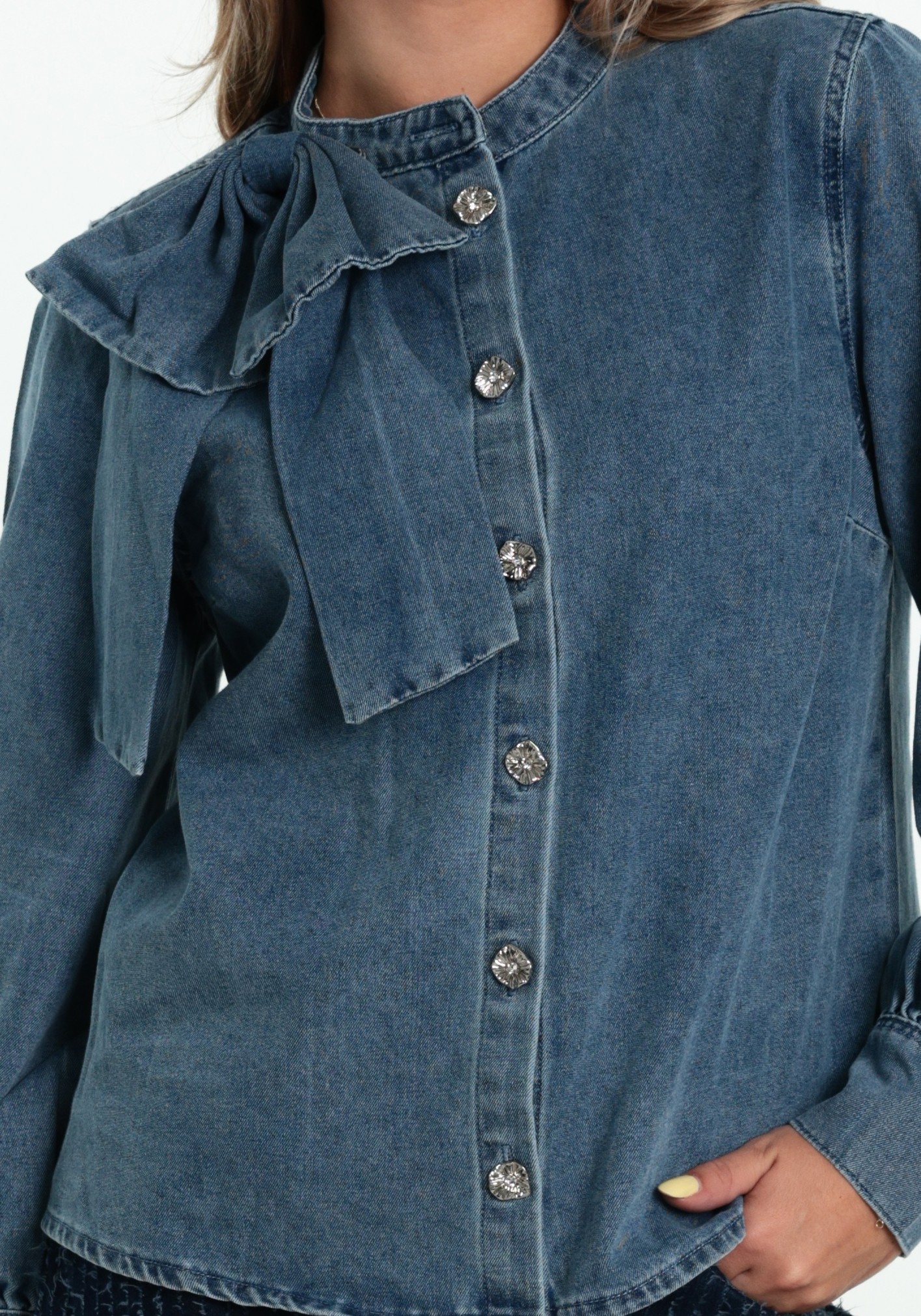 Tramontana Denim blouse C26-21-301 Jeans blauw