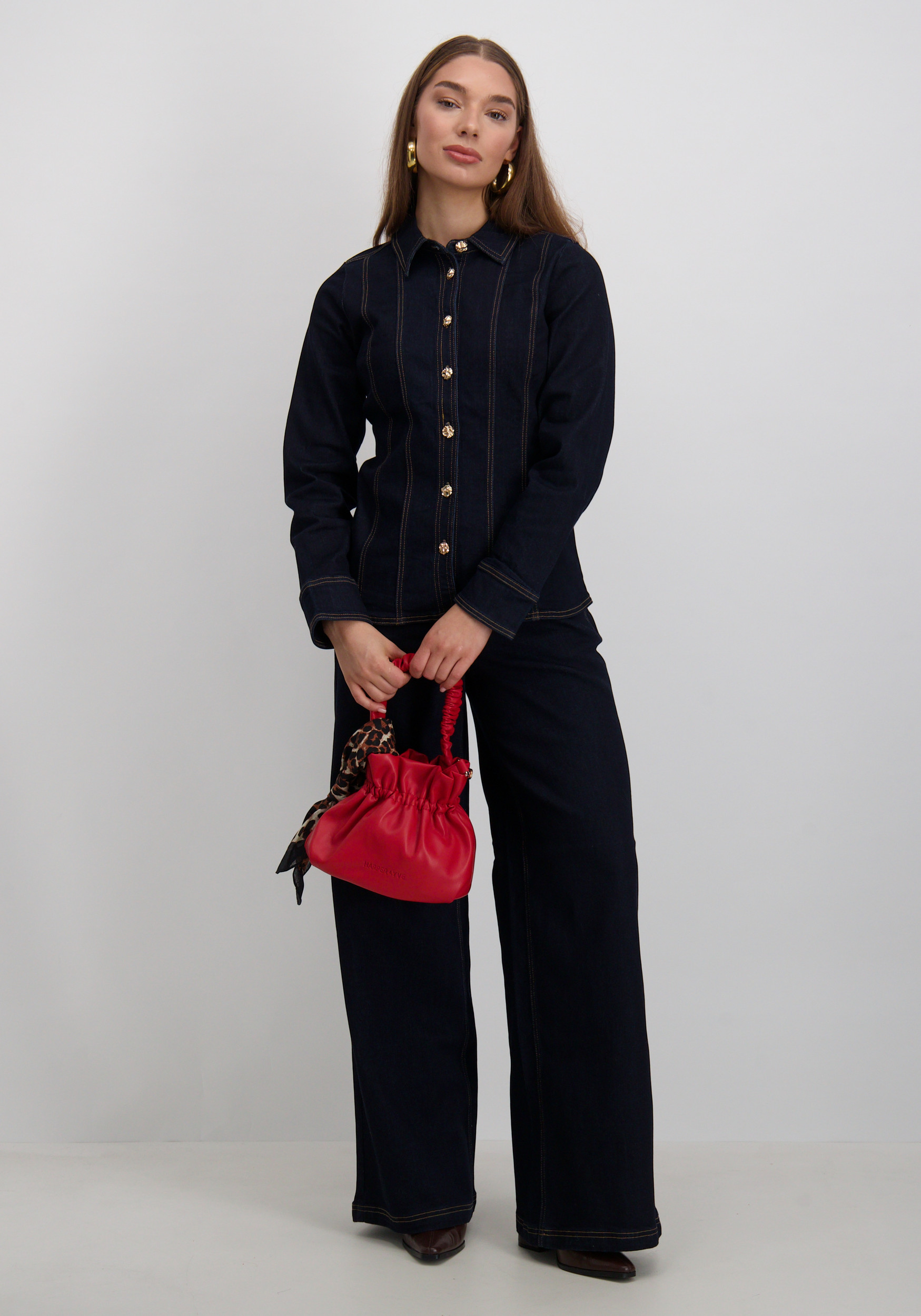 Culture Blouse Bobbie 50112271 Donker blauw