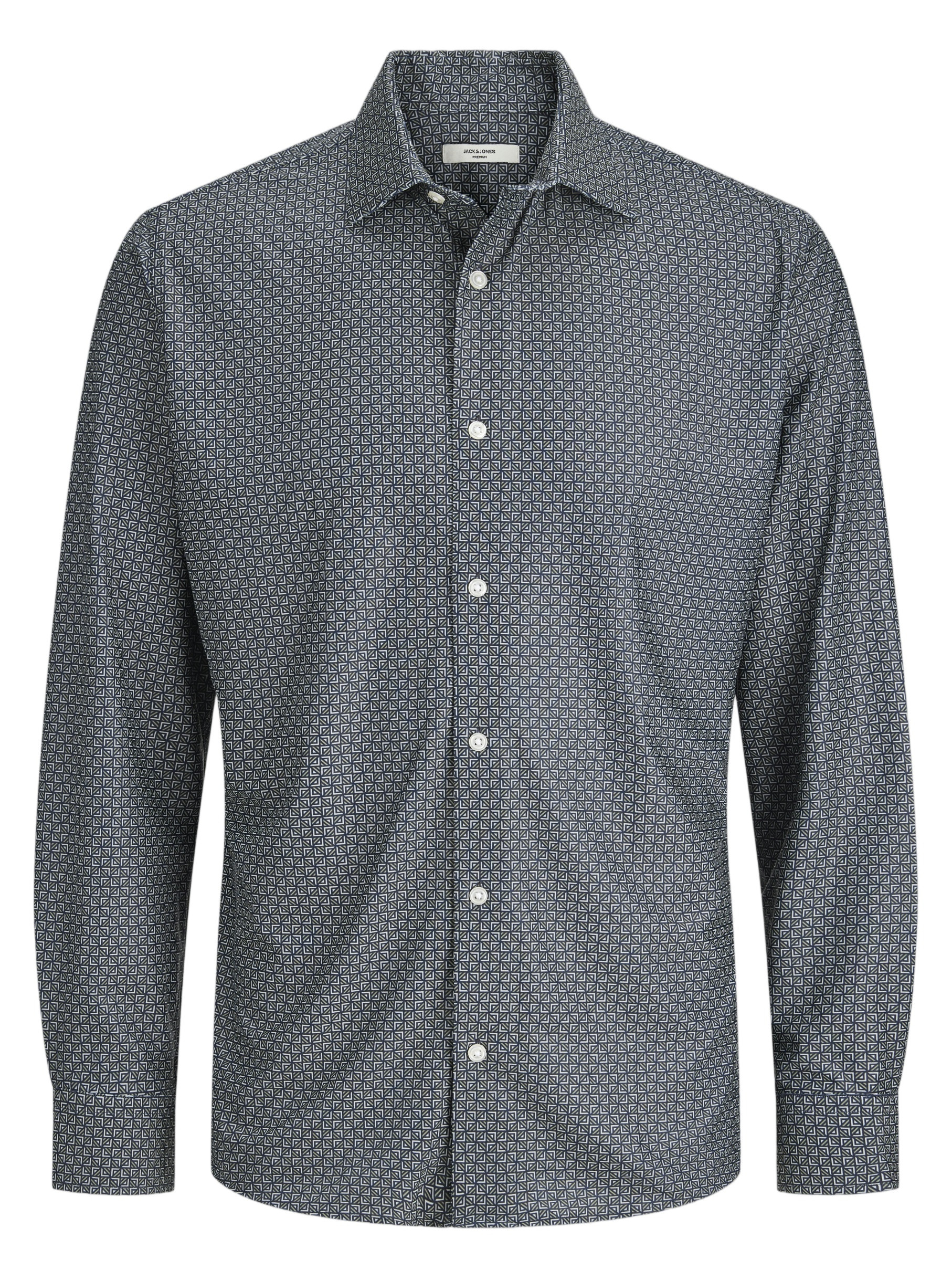 Jack & jones Overhemd Blaactive 12282199 Marine