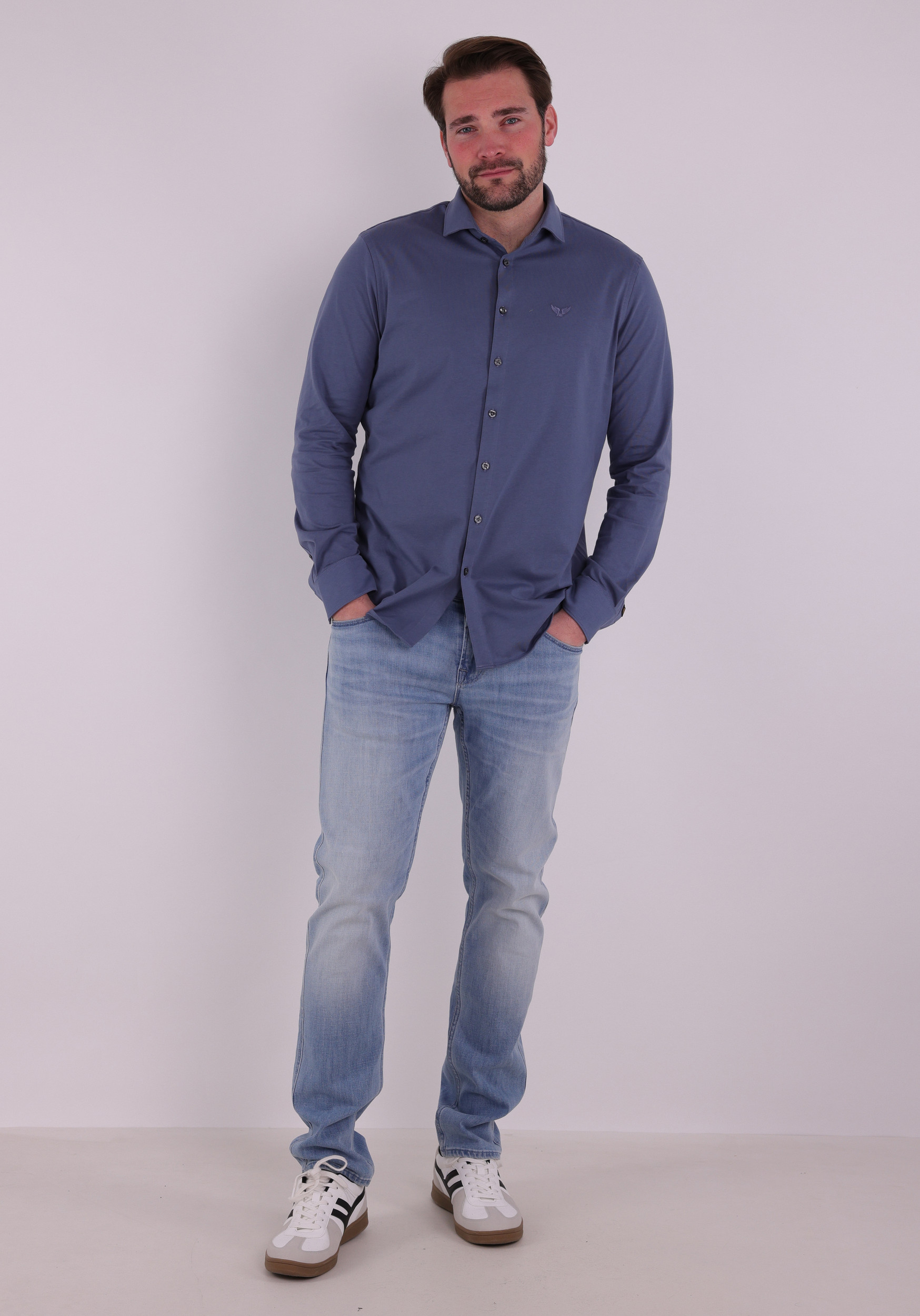 PME Legend Overhemd PSI2511234 Raf blauw