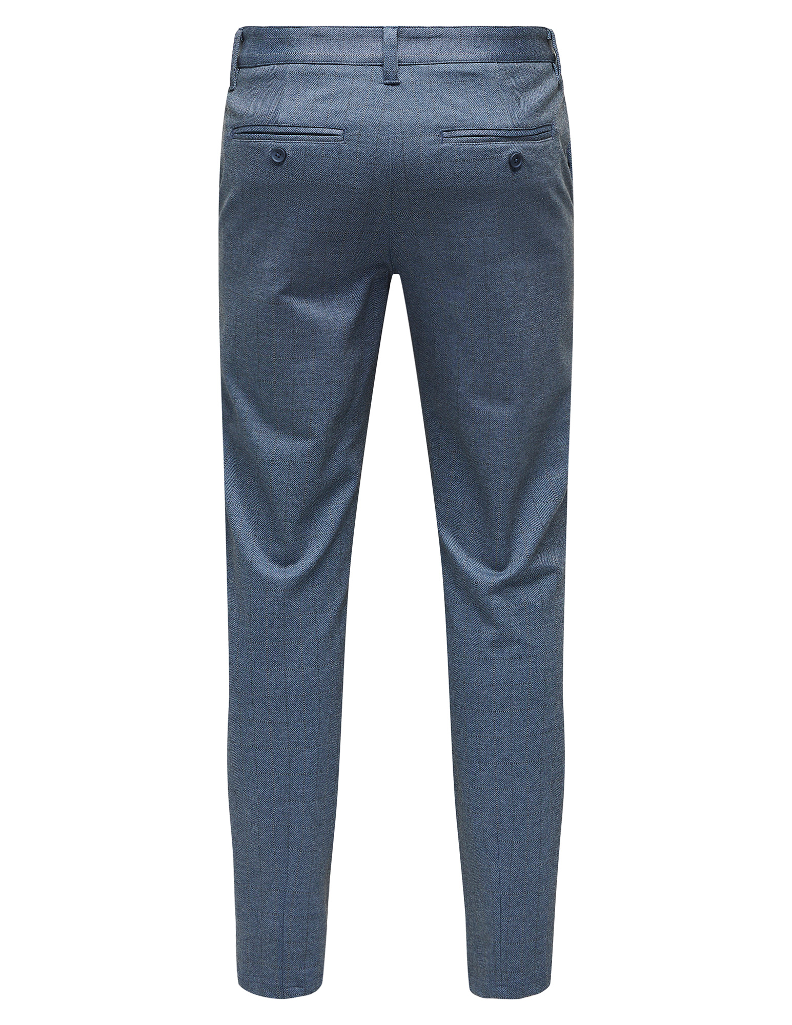 ONLY & SONS Mark pants herringbone 22026836 Donker blauw