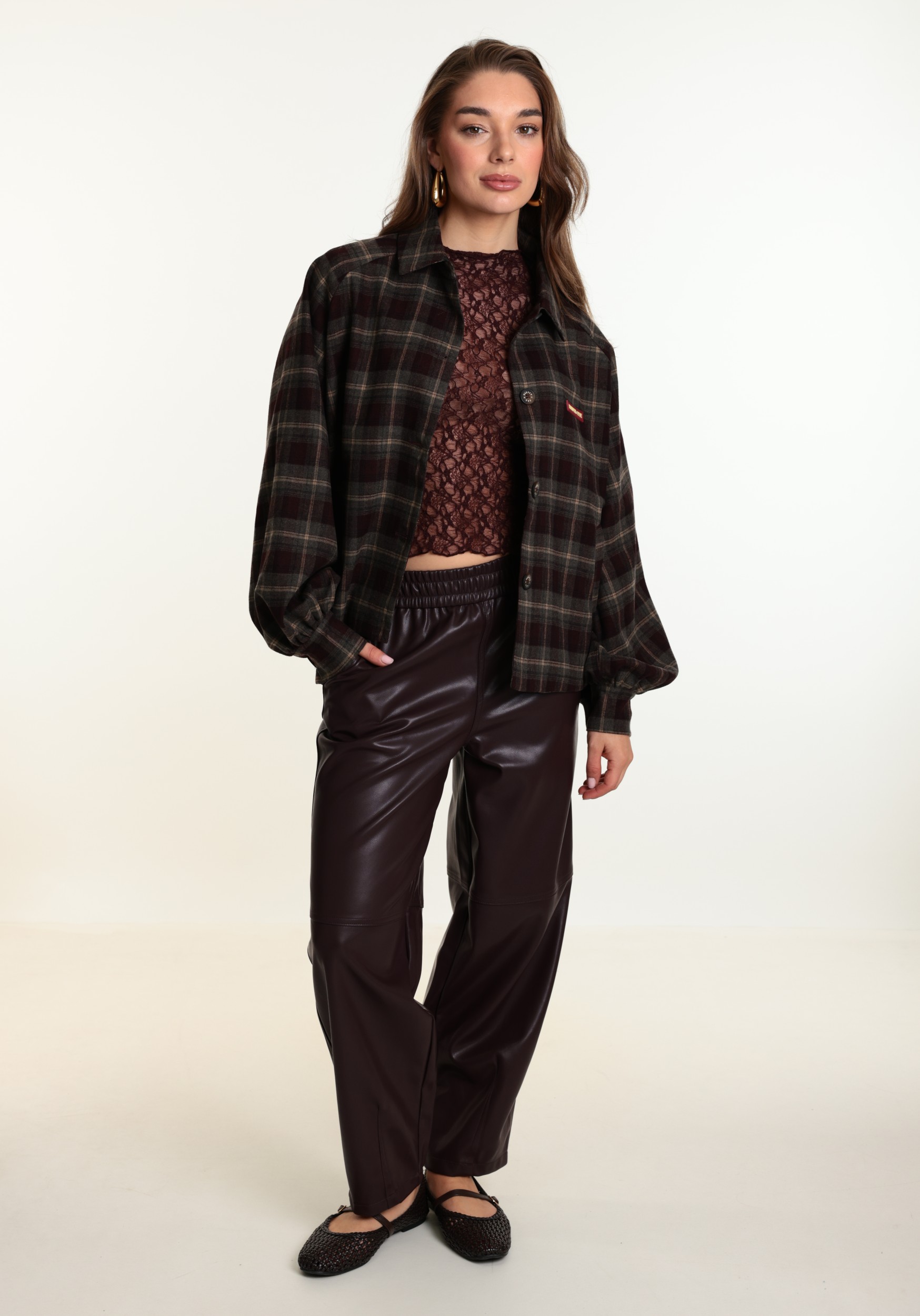 Kaffe Clothing Broek Arense 10512230 Donker Paars