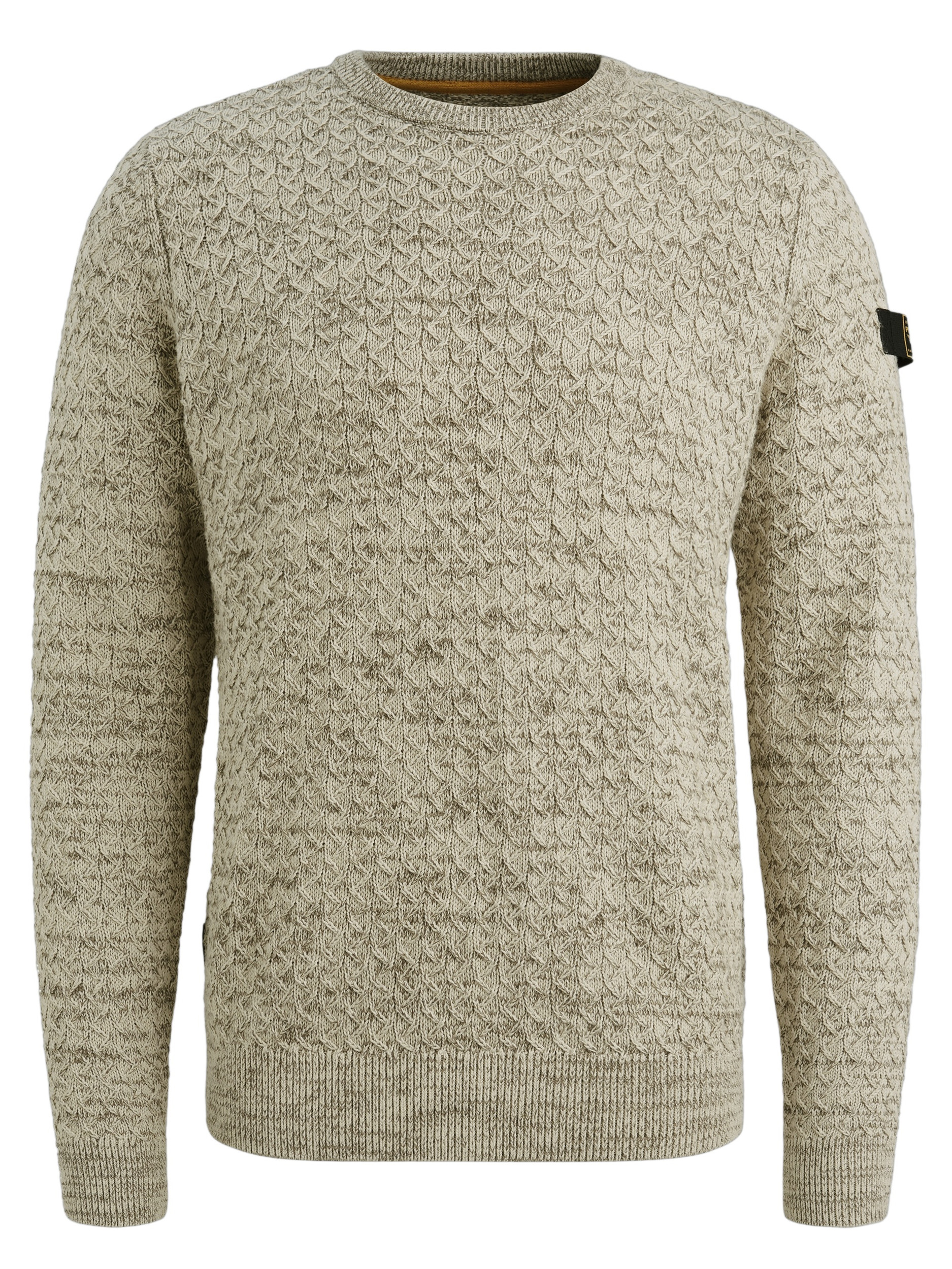 PME Legend Trui Mouline structure PKW2510304 Ecru