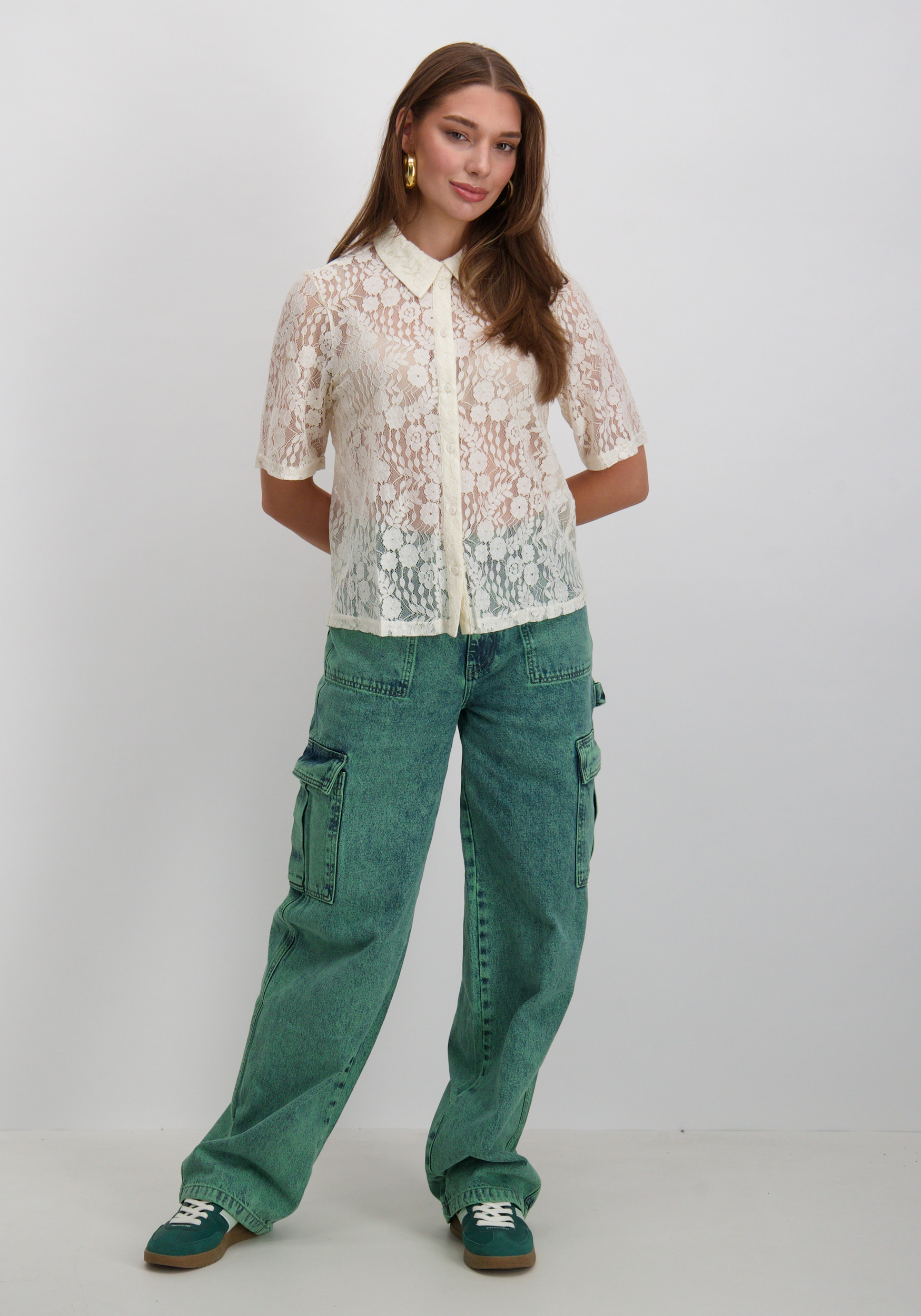 Vila Blouse Selly 14111250 Wolwit-ecru