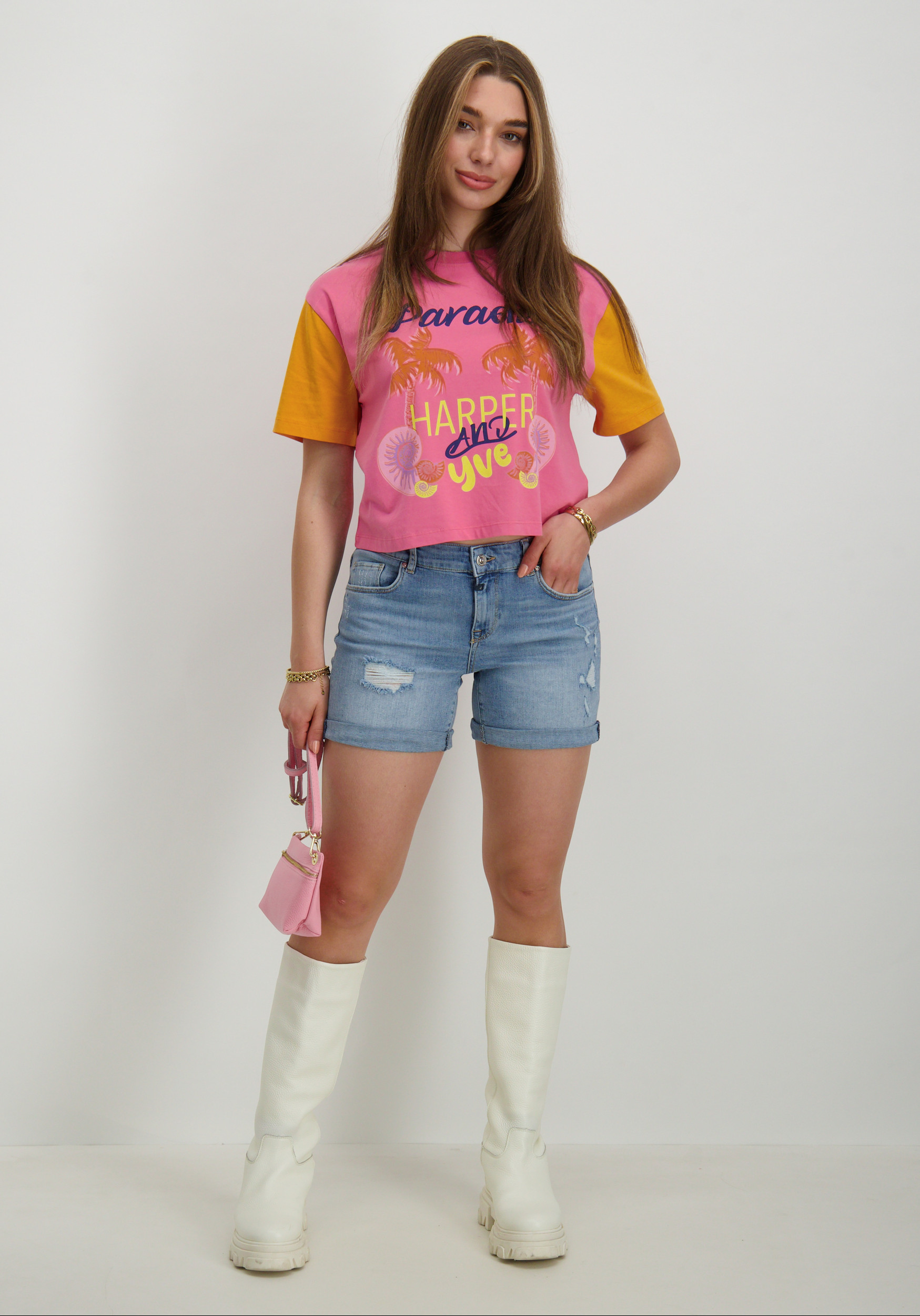 Cup of Joe Korte broek Emma Blauw design