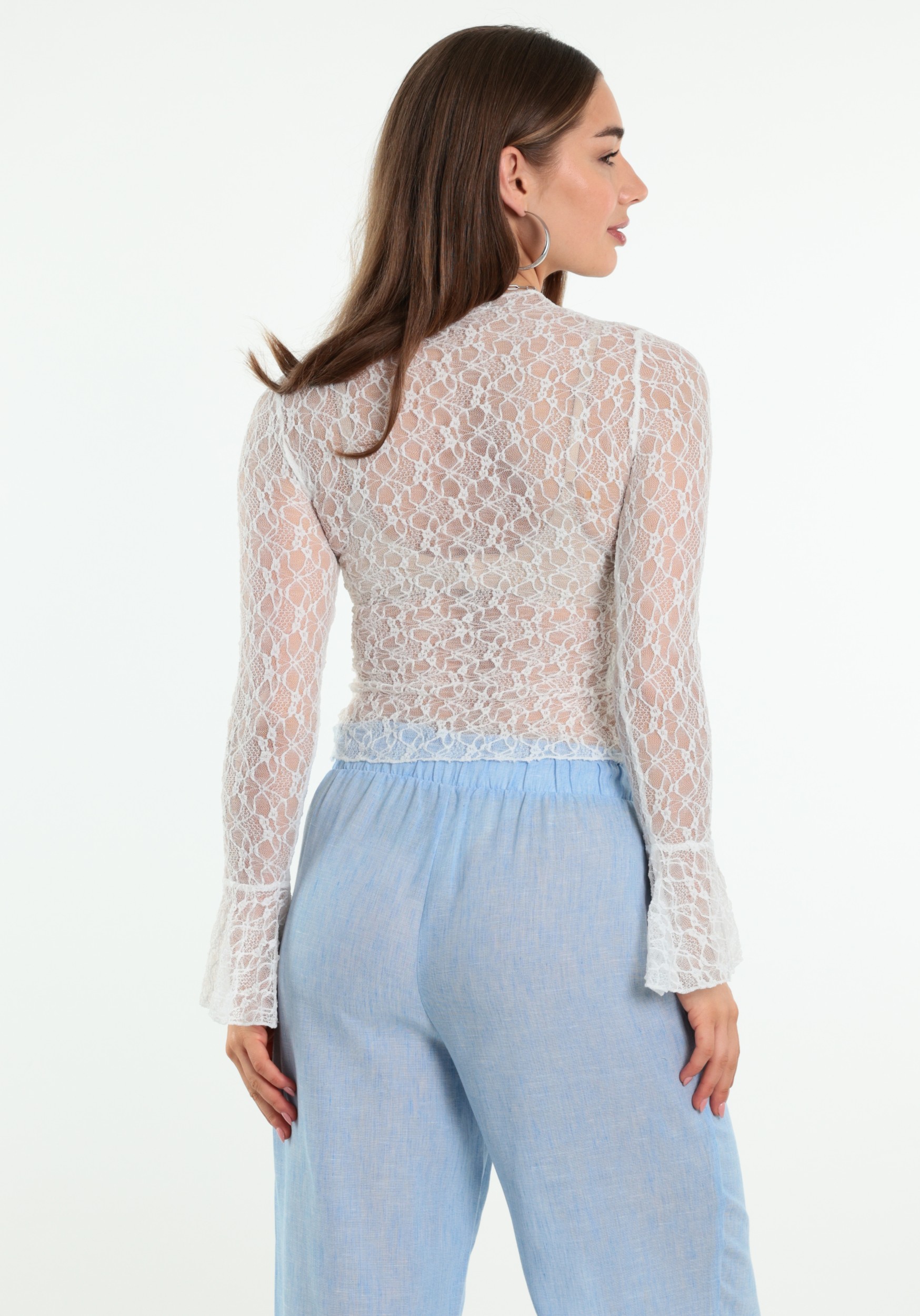 BELIEVE Top Lace B-92119-TOP Wolwit-ecru