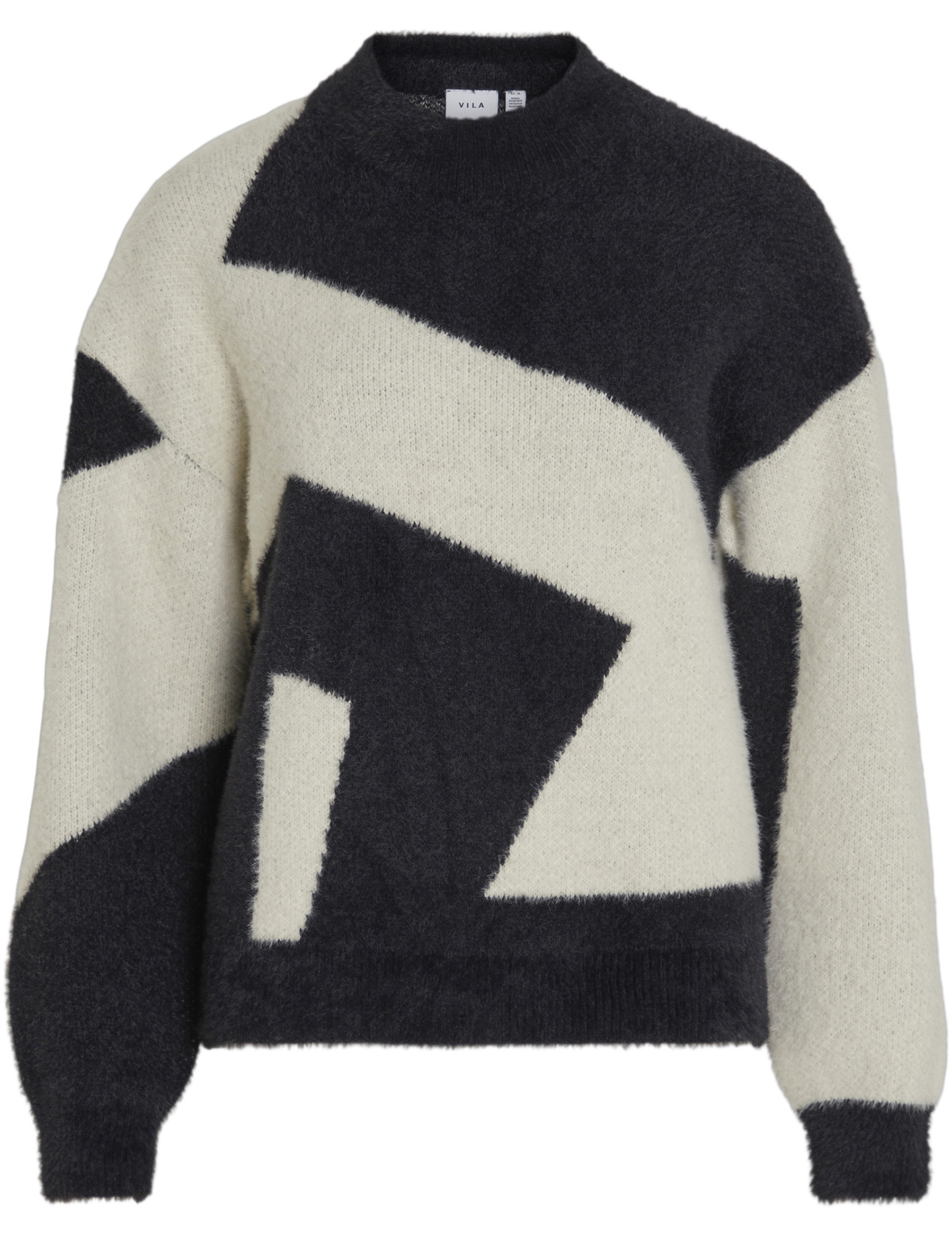 Vila Trui Grace 14096121 Zwart/Wit