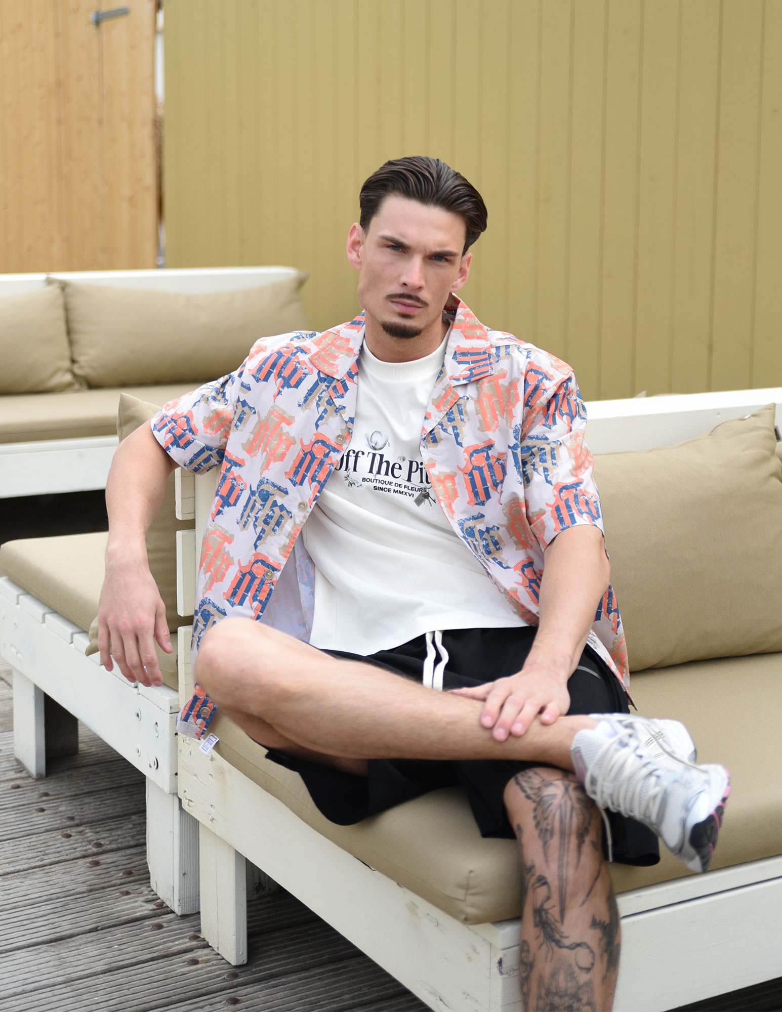 Off The Pitch T-shirt X-Ray OTP261041 Ecru