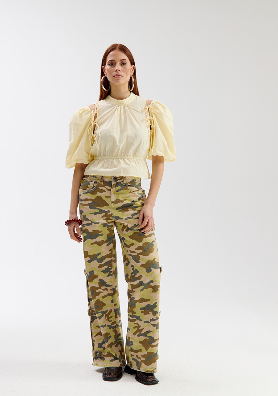 Harper & Yve Blouse Jacey SS6C400 Geel