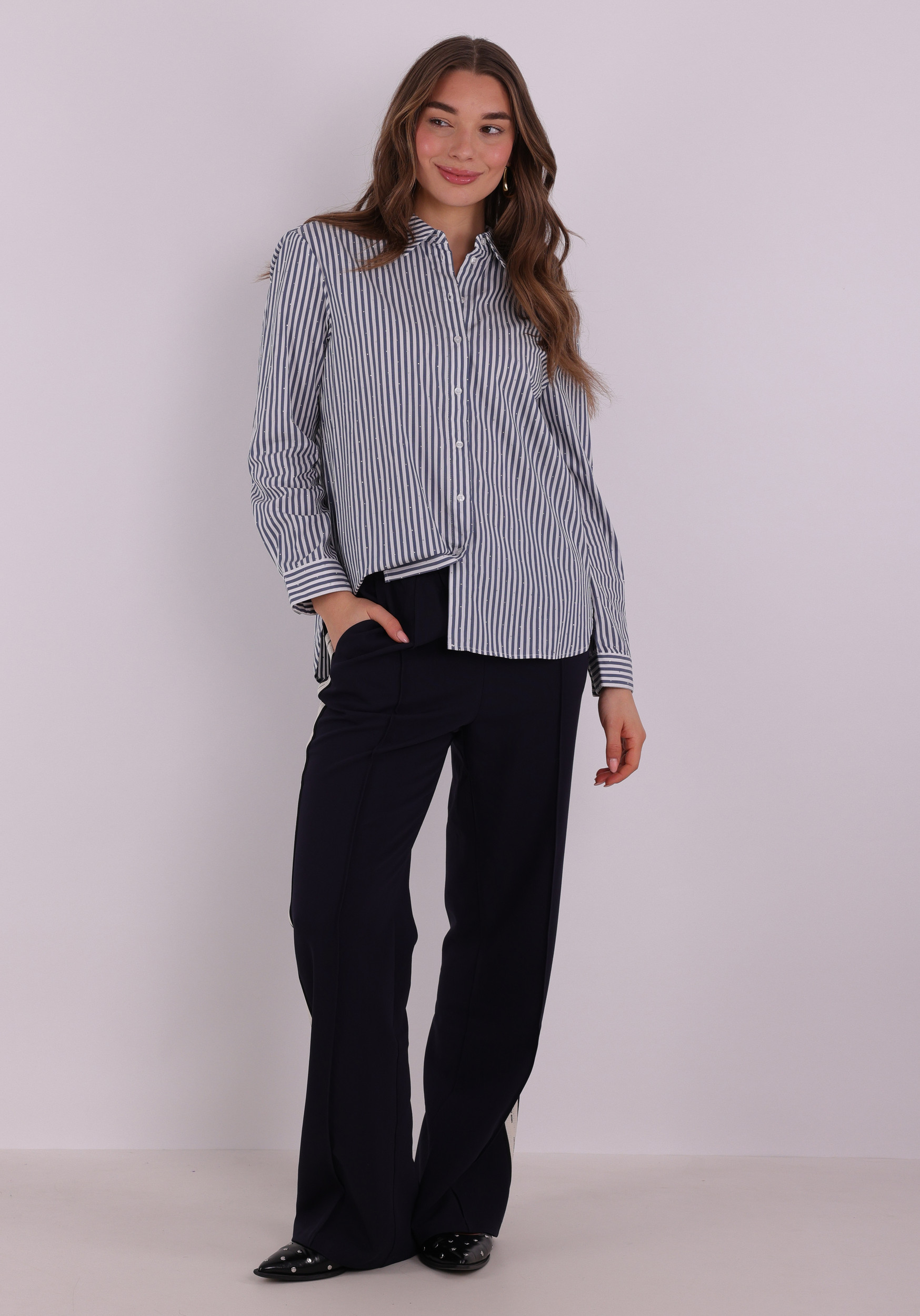 Vero moda Blouse Inge 10321807 Blauw