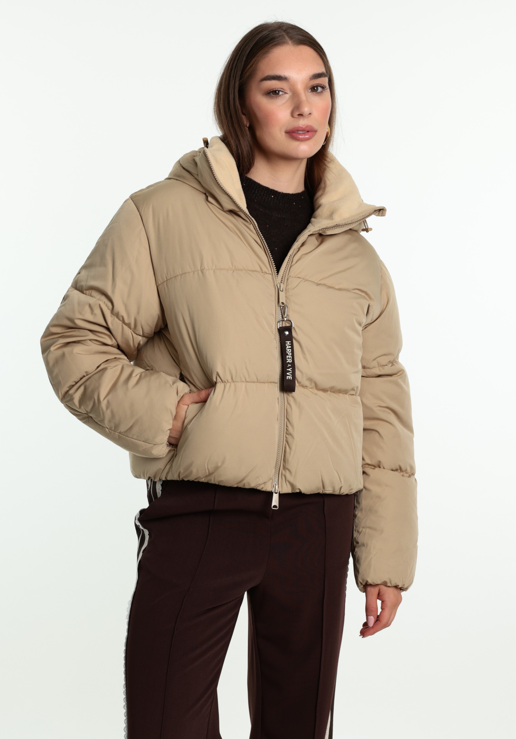 Harper & Yve Winterjas Ibby AW6N222 Zand