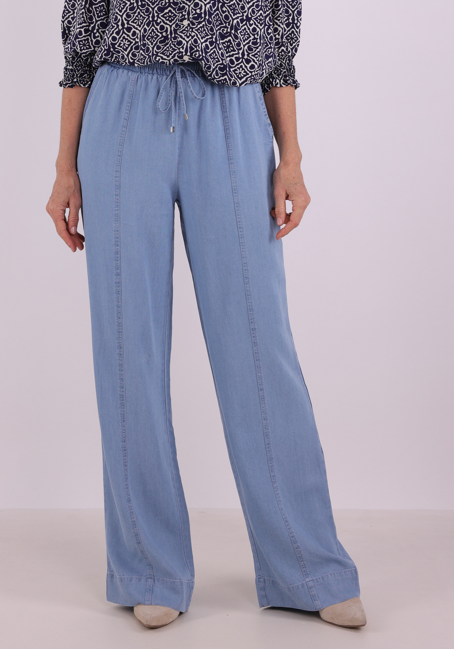 Zoso Broek 261Farah Licht blauw