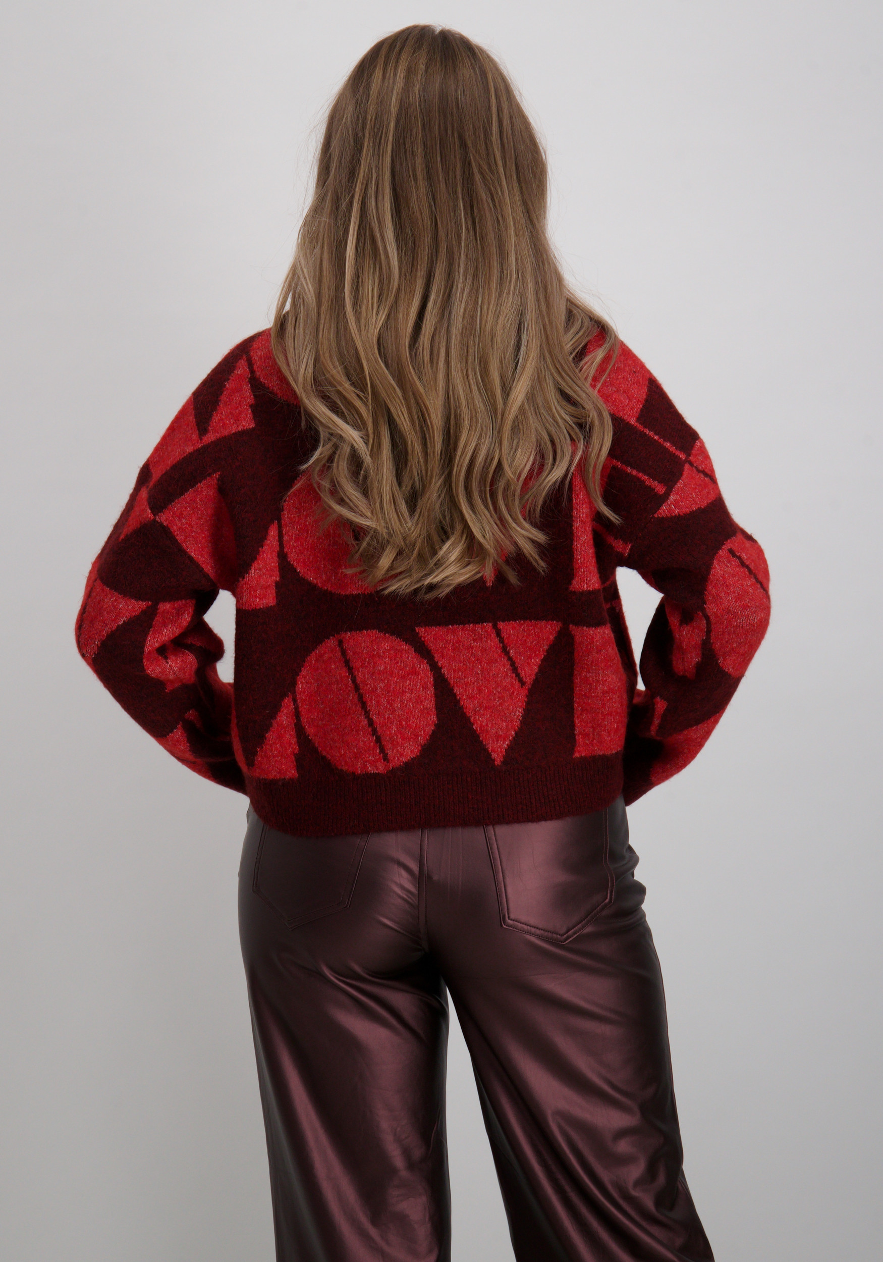 Vero moda Trui Love 10331432 Bordeaux