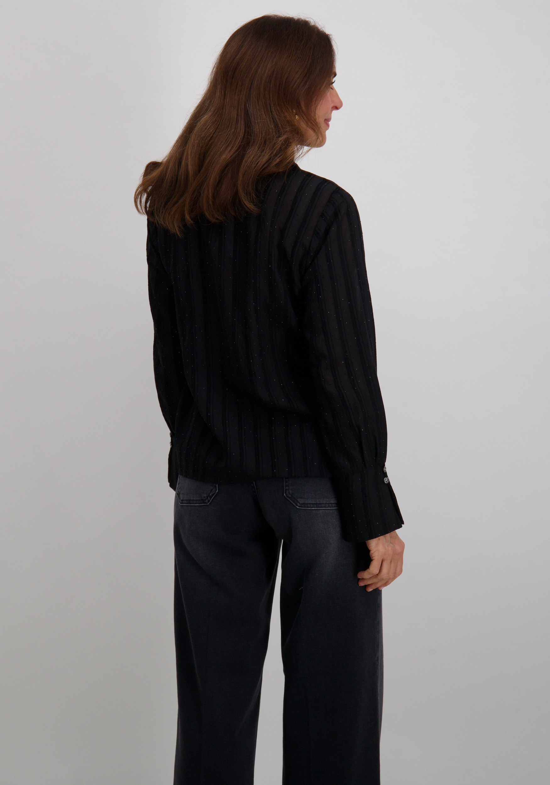 Tramontana Blouse Rhinestones O04-18-301 Zwart