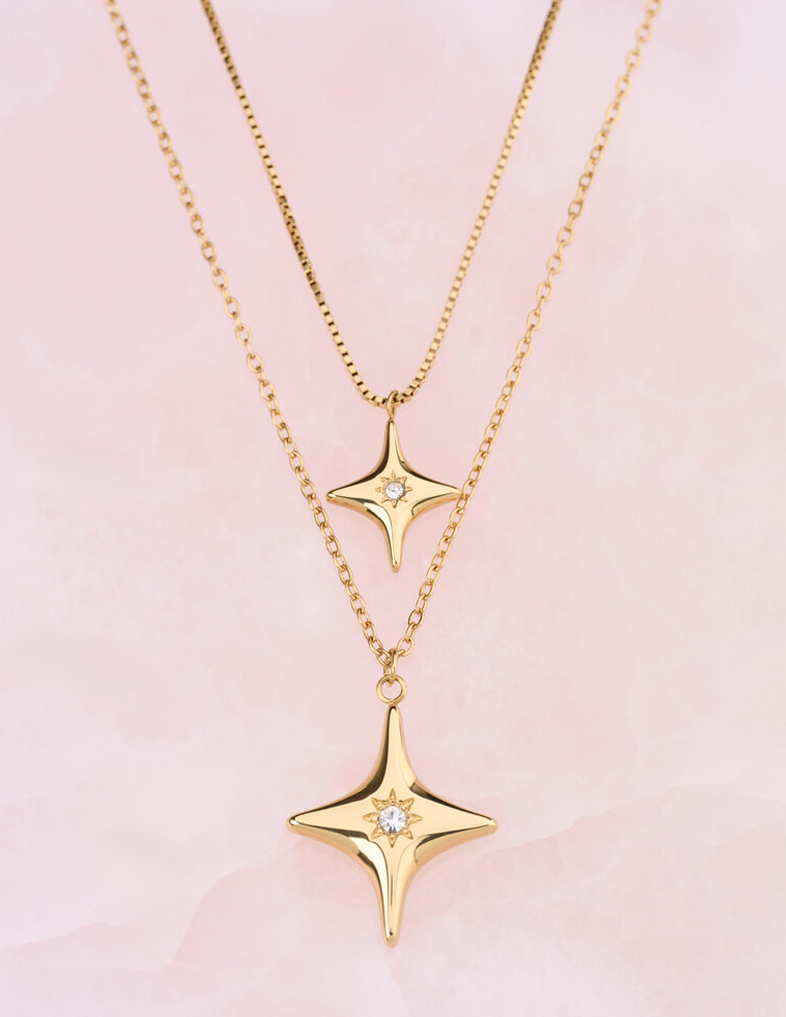 My Jewellery Mystic ketting met Poolster MJ14214 Goud