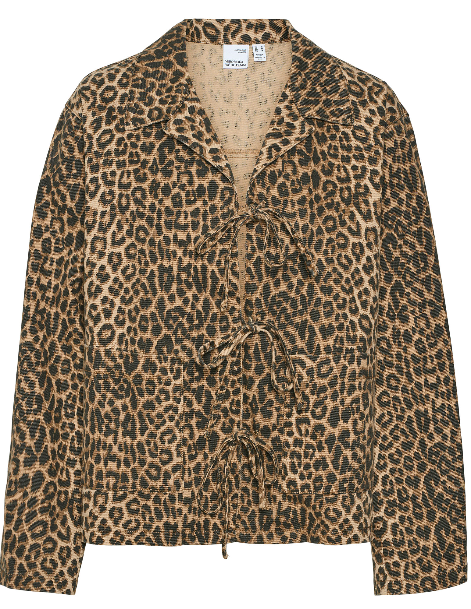 Vero moda Denim blouse Kirby 10327896 Bruin