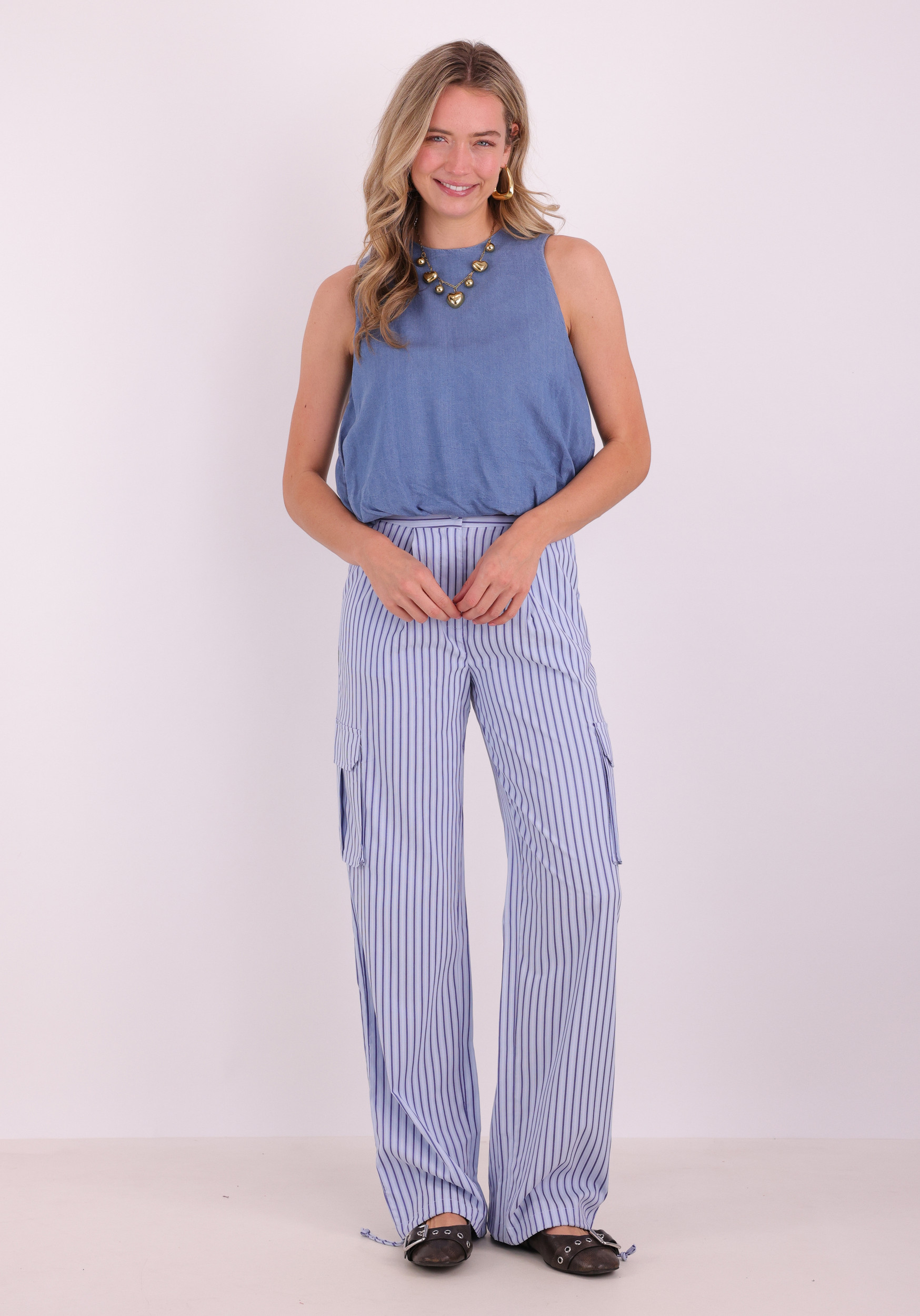 Harper & Yve Broek Daan HS6P103 Licht blauw
