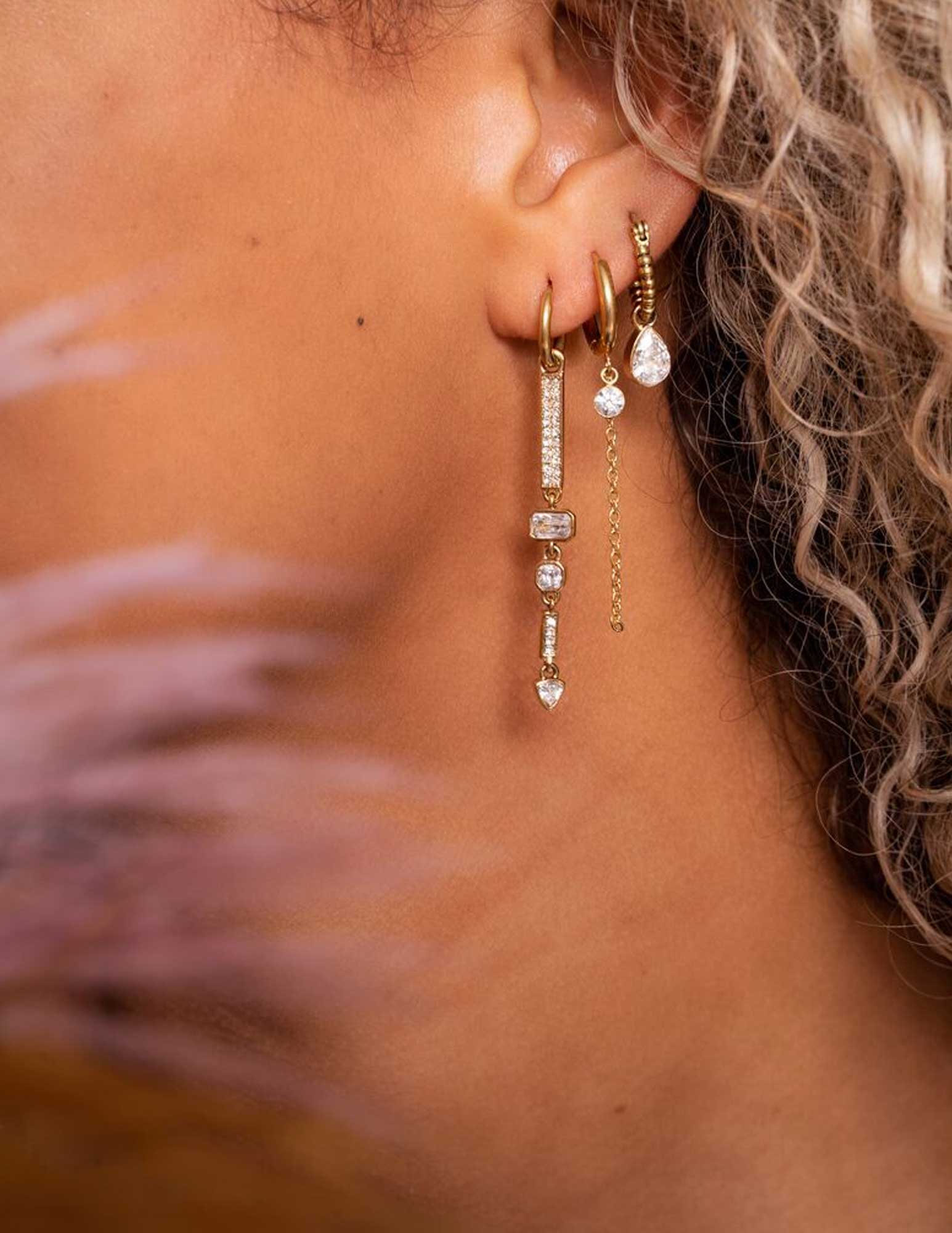 My Jewellery Oorringen met druppel MJ07601 Zilver