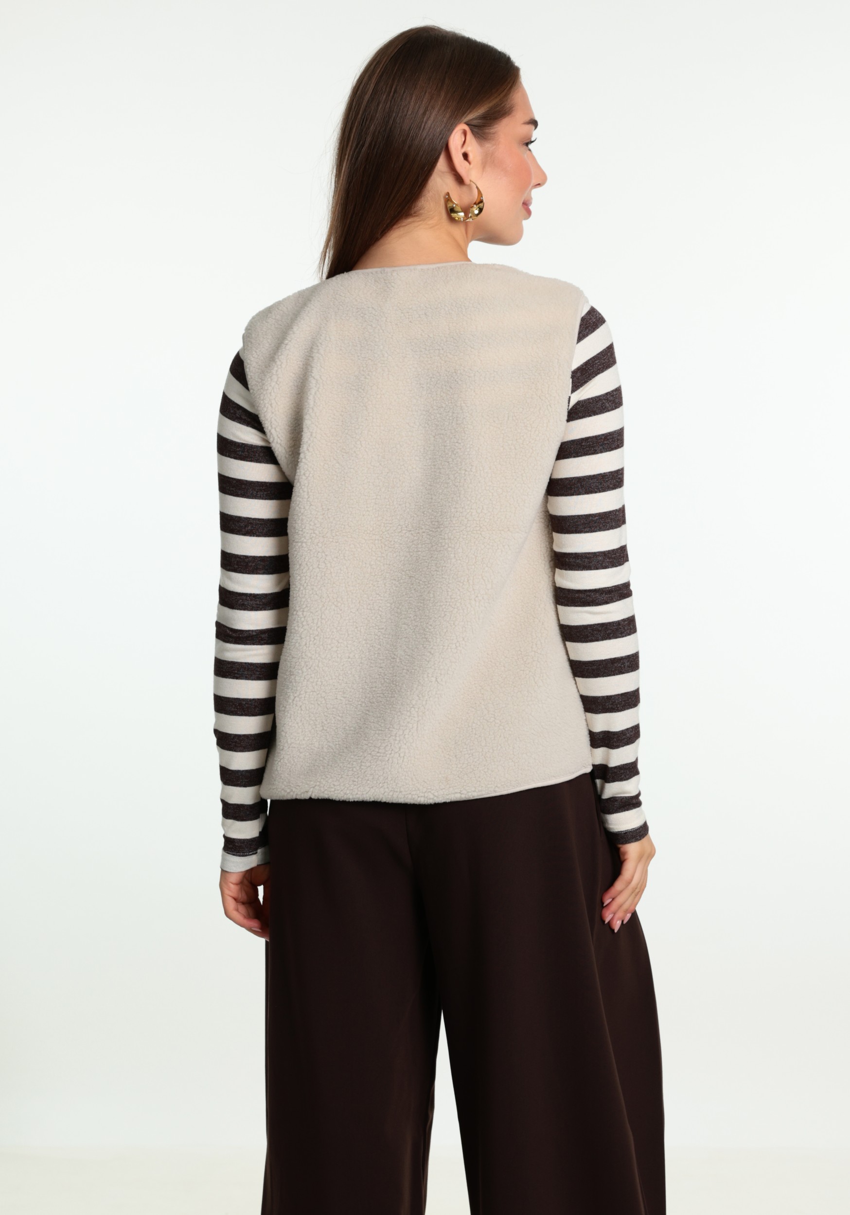 FREE|QUENT Gilet 207624 Beige