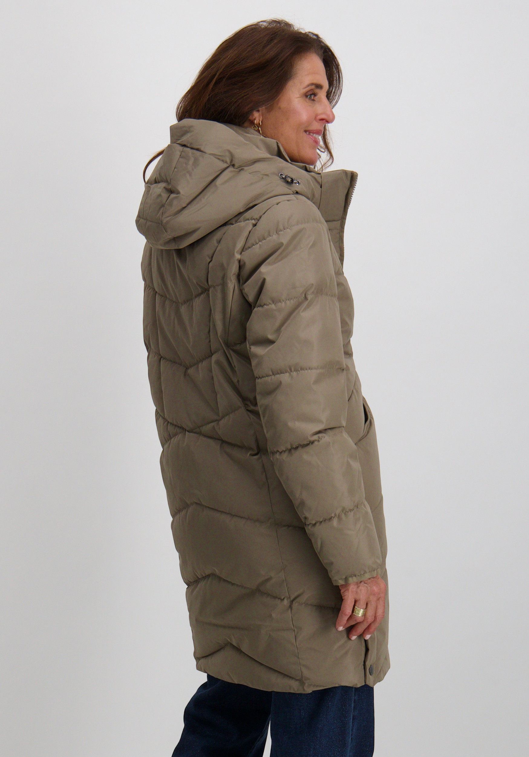Covered - Romath Winterjas Adele2 L60390 Khaki
