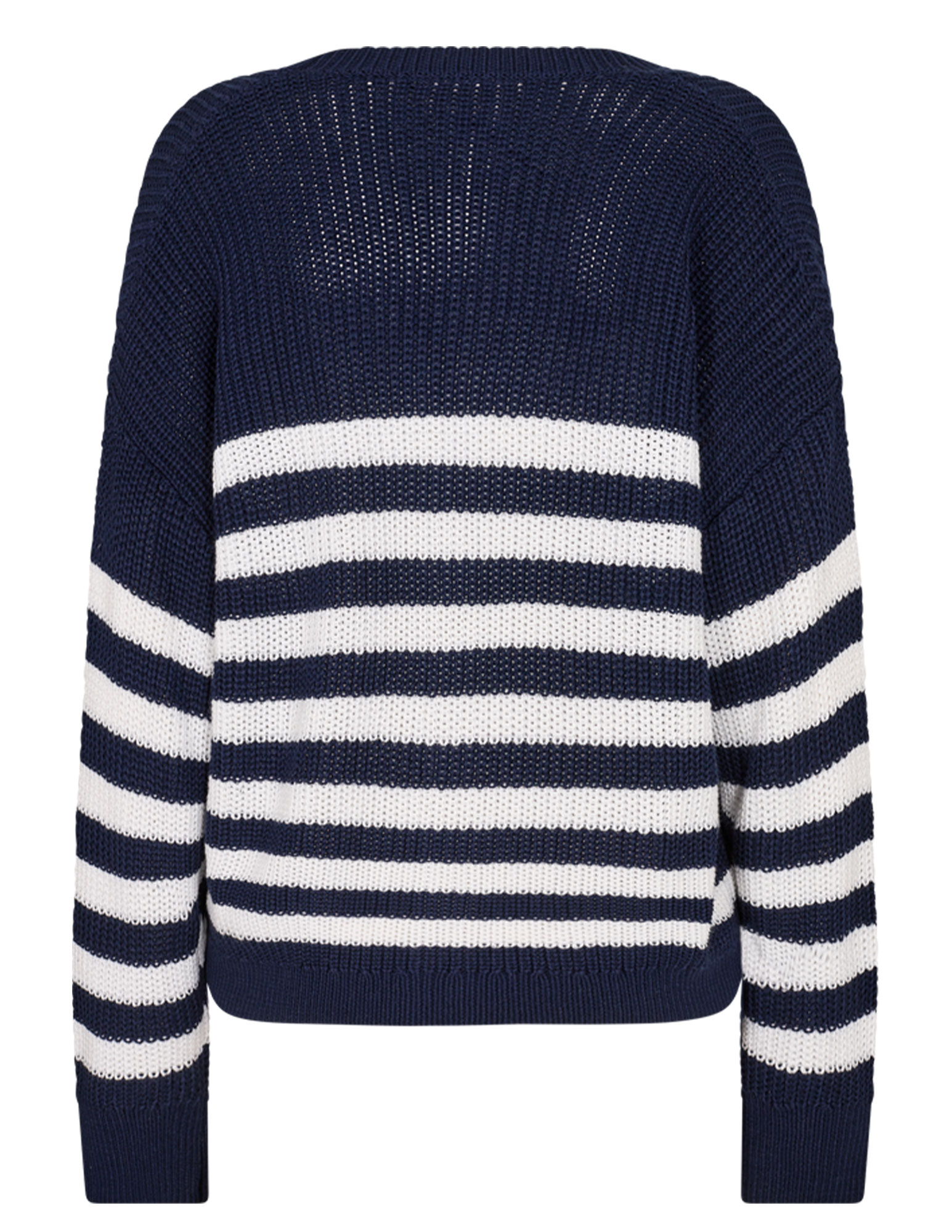 FREE|QUENT Vest Iben gestreept 202668 Donker blauw