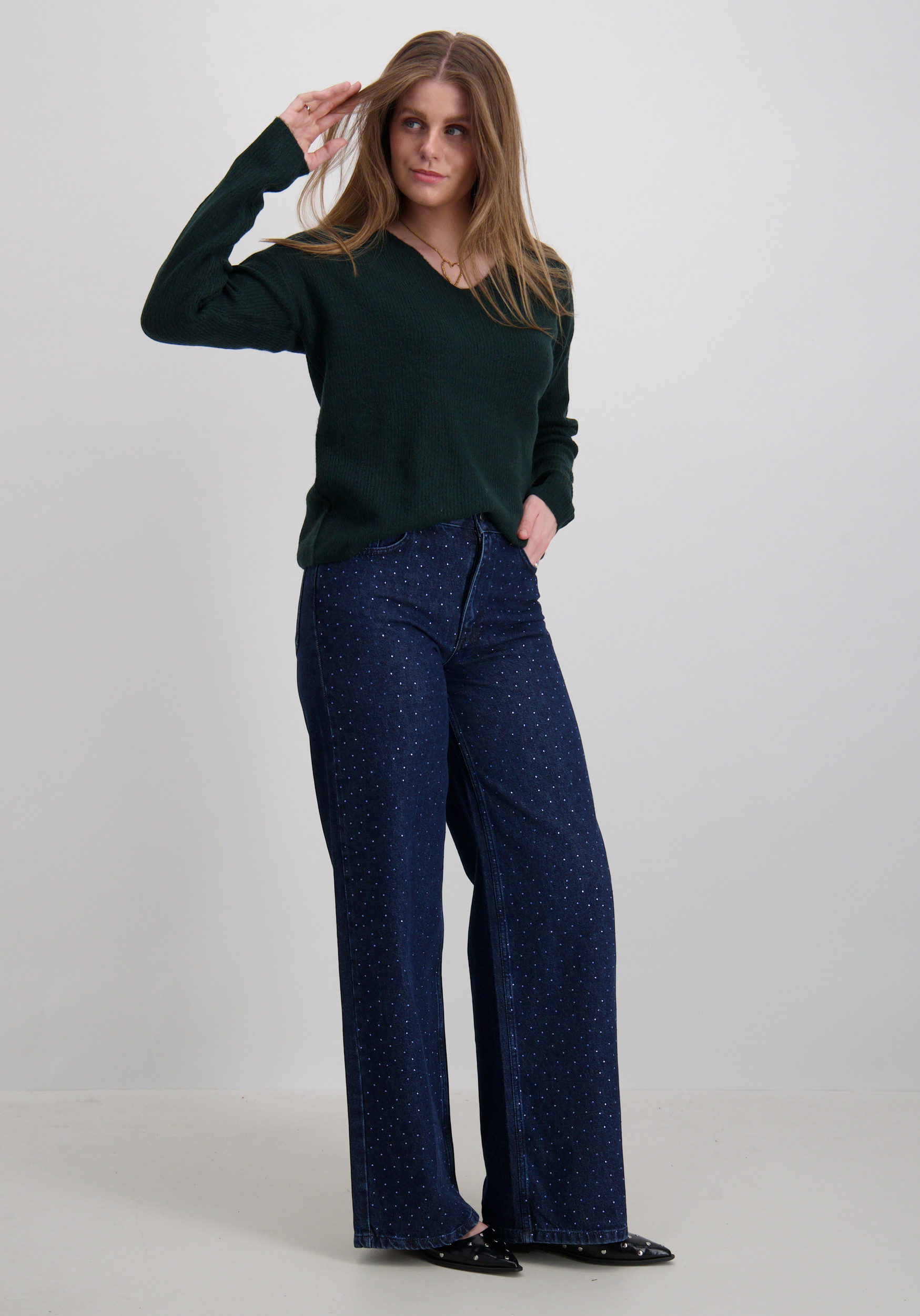 Only Trui Camilla 15204588 Donker groen