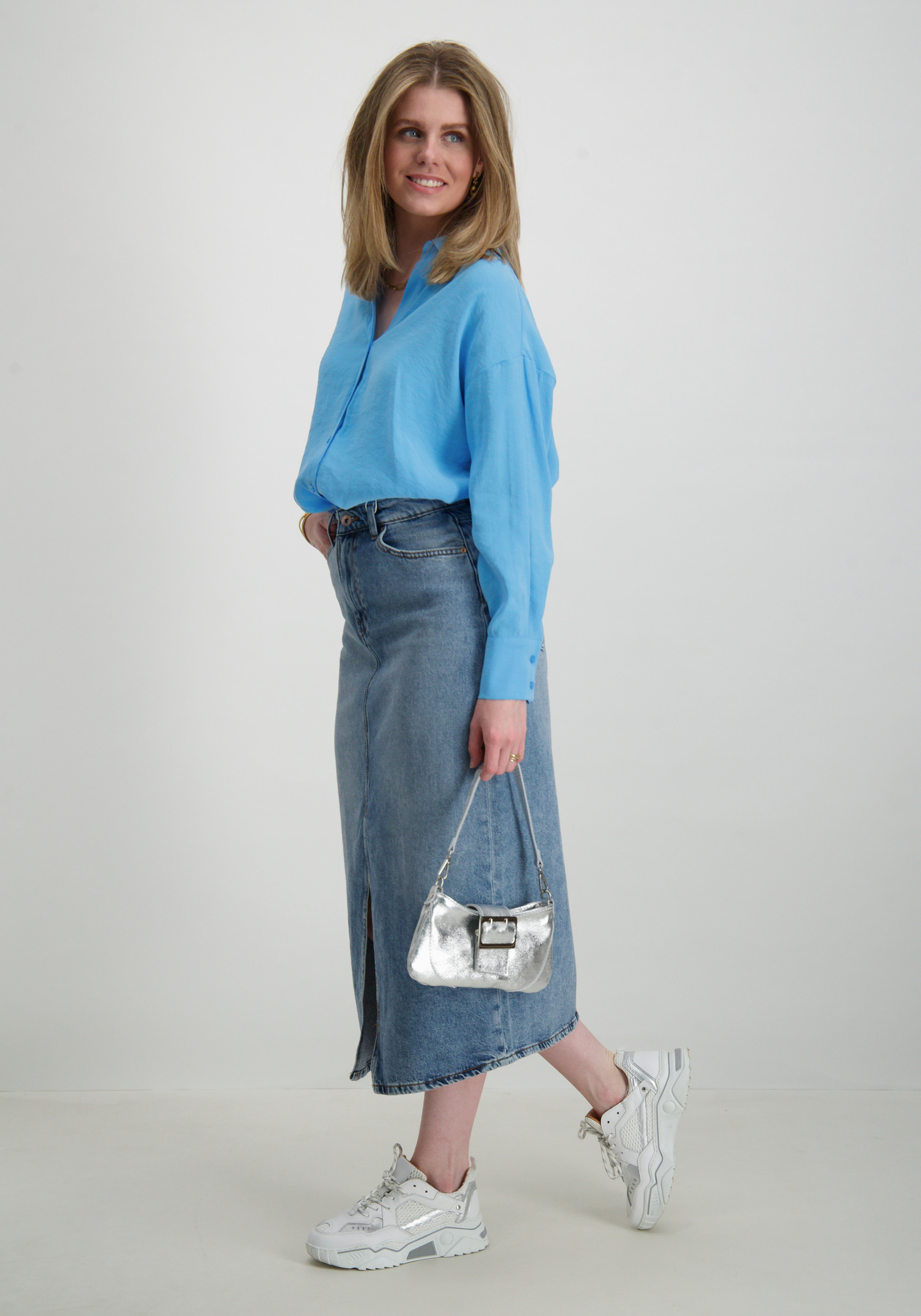 Vero moda Blouse Queeny 10289349 Blauw